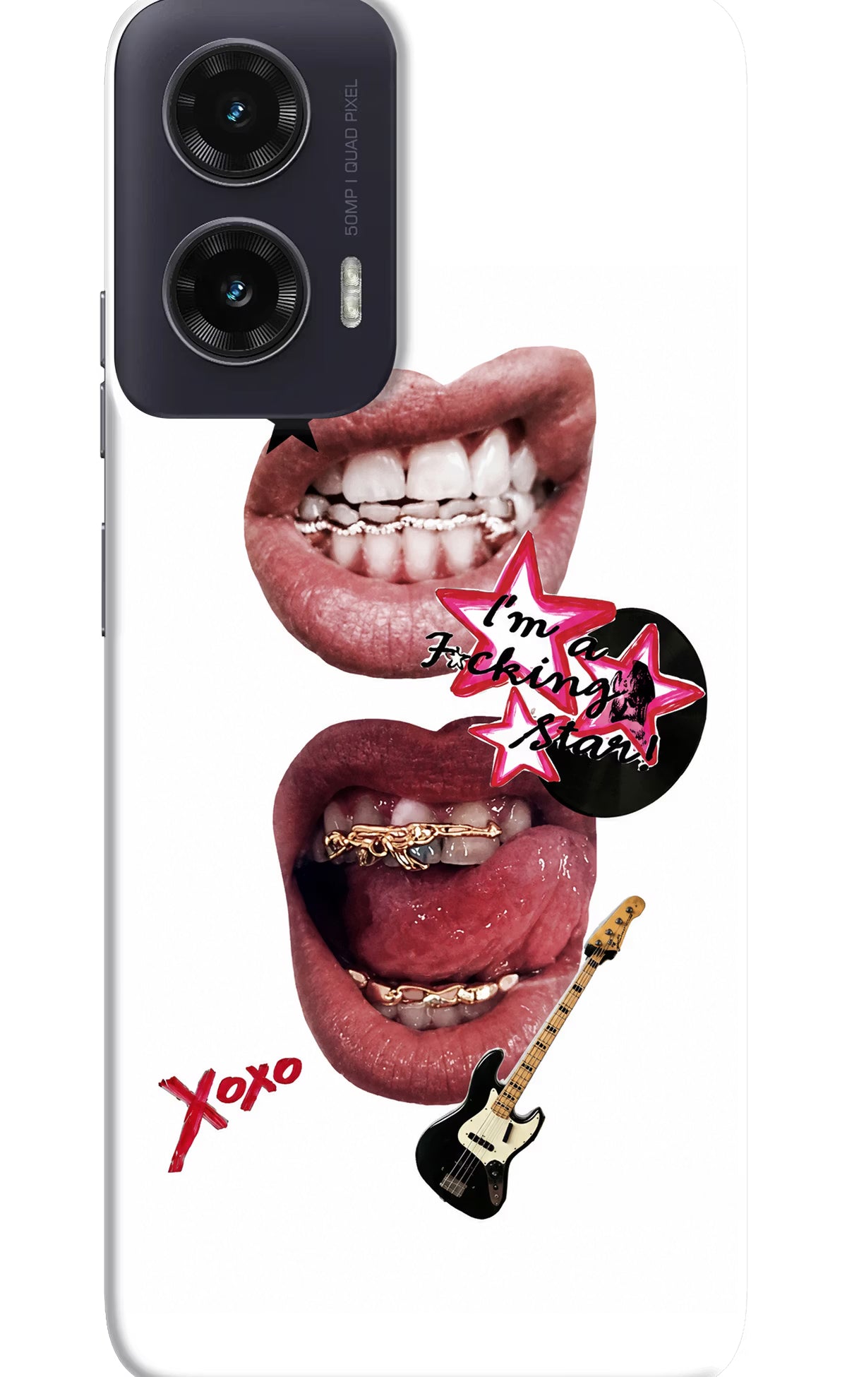 Rockstar Moto G35 5G Back Cover - Rockstar Moto G35 5G Back Cover Rockstar Moto G35 5G Back Cover