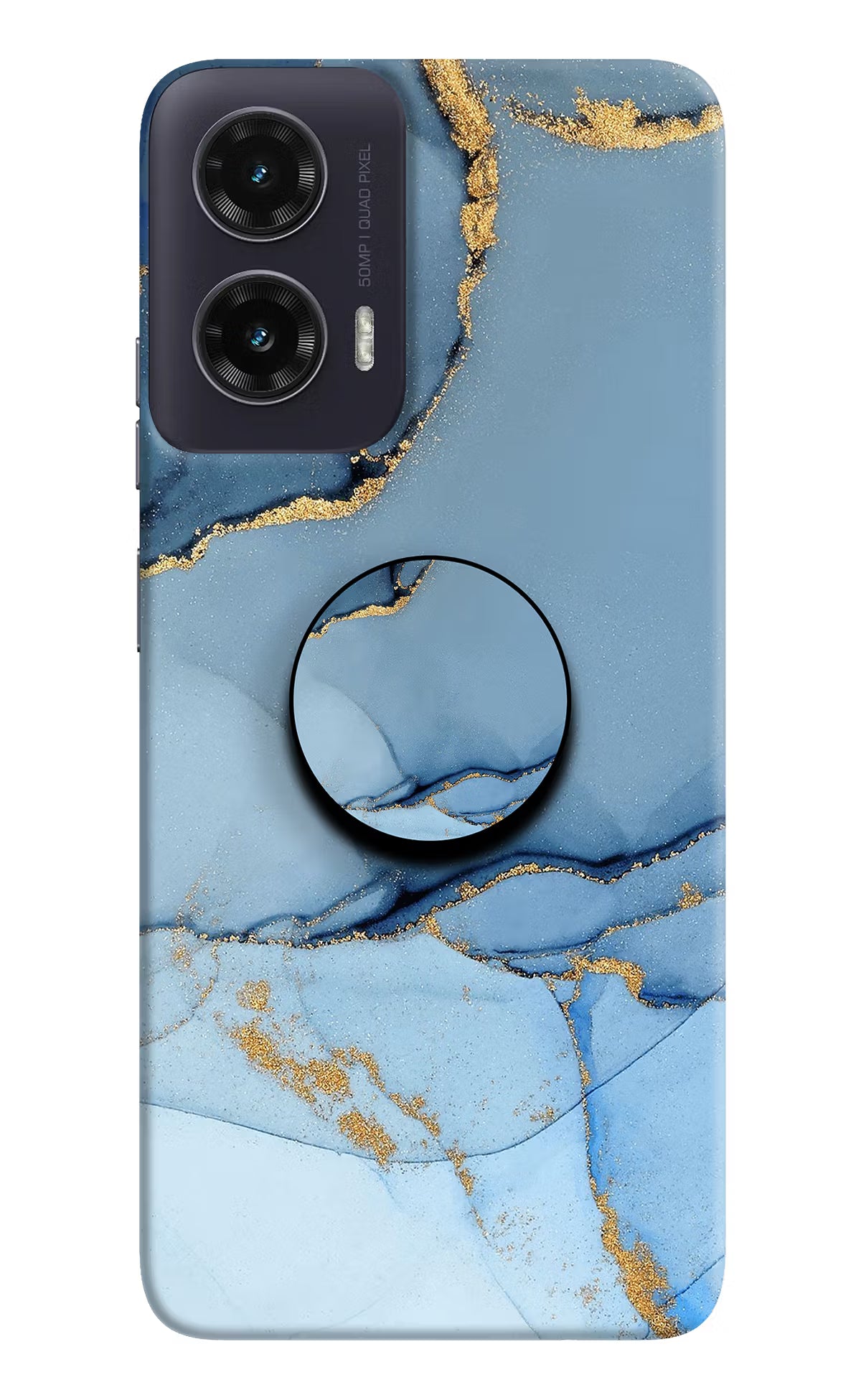 Blue Marble Moto G35 5G Pop Case - Blue Marble Moto G35 5G Pop Case by Casekaro Blue Marble Moto G35 5G Pop Case by Casekaro