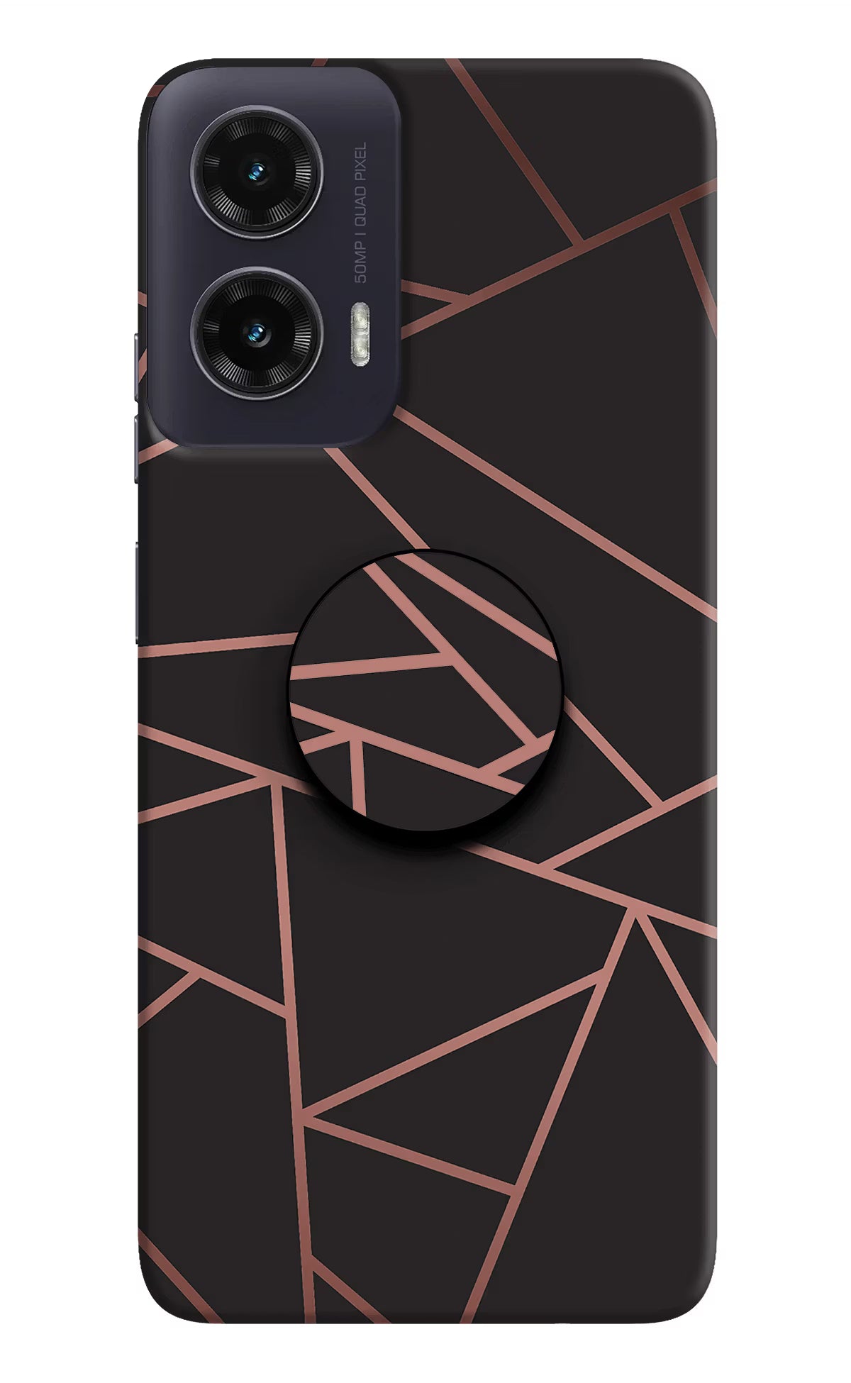 Geometric Pattern Moto G35 5G Pop Case - Geometric Pattern Moto G35 5G Pop Case by Casekaro Geometric Pattern Moto G35 5G Pop Case by Casekaro