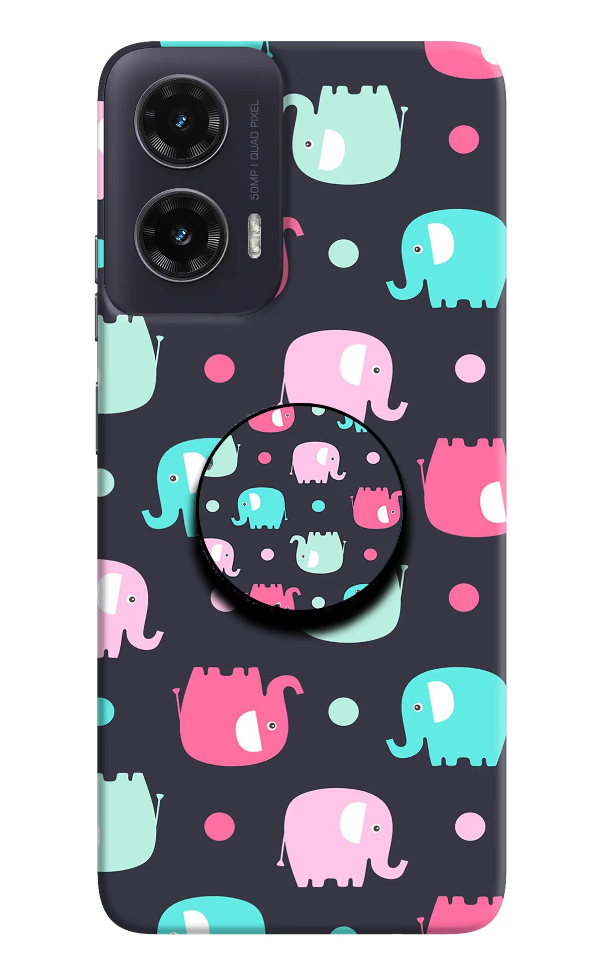 Baby Elephants Moto G35 5G Pop Case - Baby Elephants Moto G35 5G Pop Case by Casekaro Baby Elephants Moto G35 5G Pop Case by Casekaro
