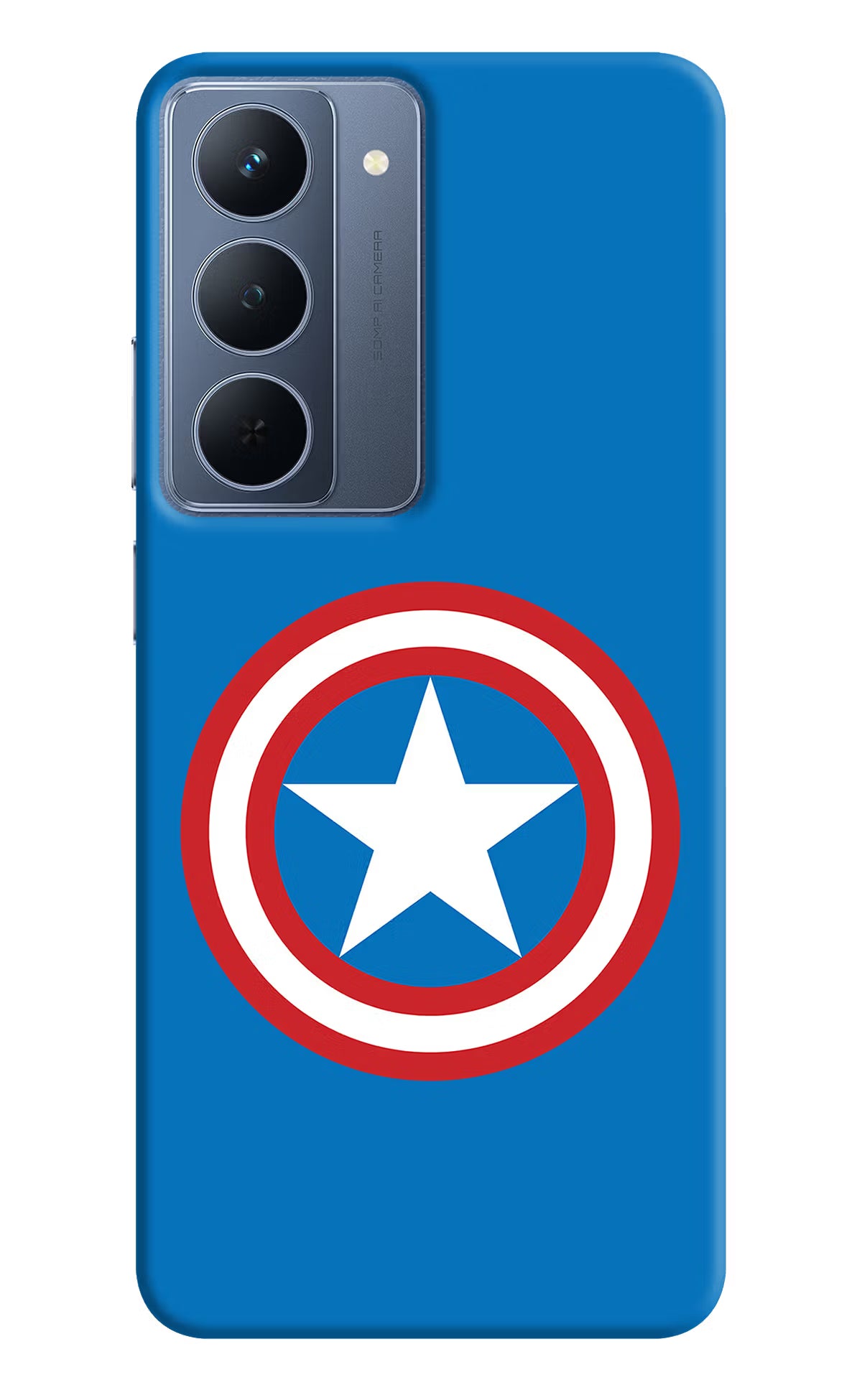 Captain America Logo Realme P3x 5G Back Cover - Captain America Logo Realme P3x 5G Back Cover Captain America Logo Realme P3x 5G Back Cover