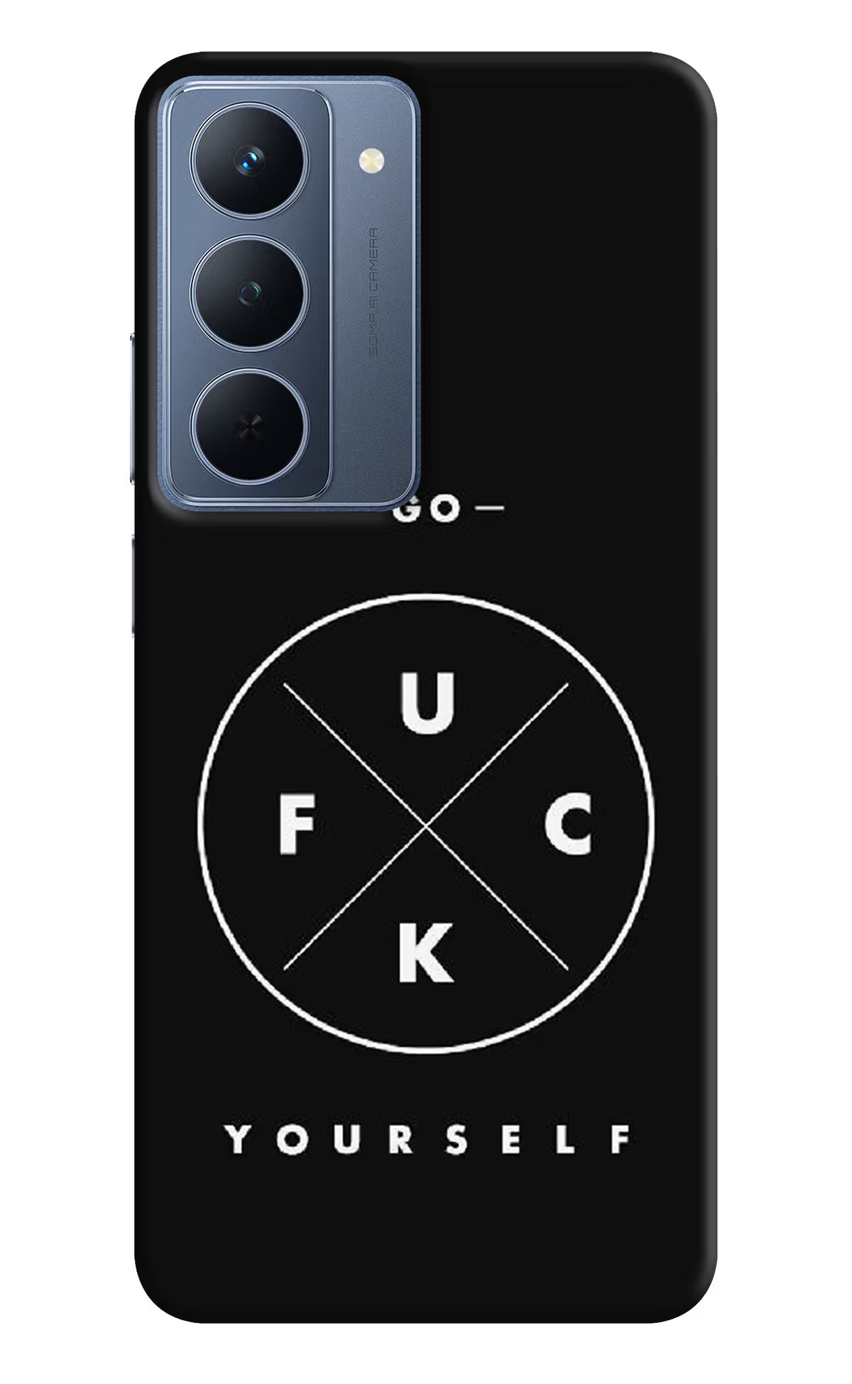 Go Fuck Yourself Realme P3x 5G Back Cover - Go Fuck Yourself Realme P3x 5G Back Cover Go Fuck Yourself Realme P3x 5G Back Cover