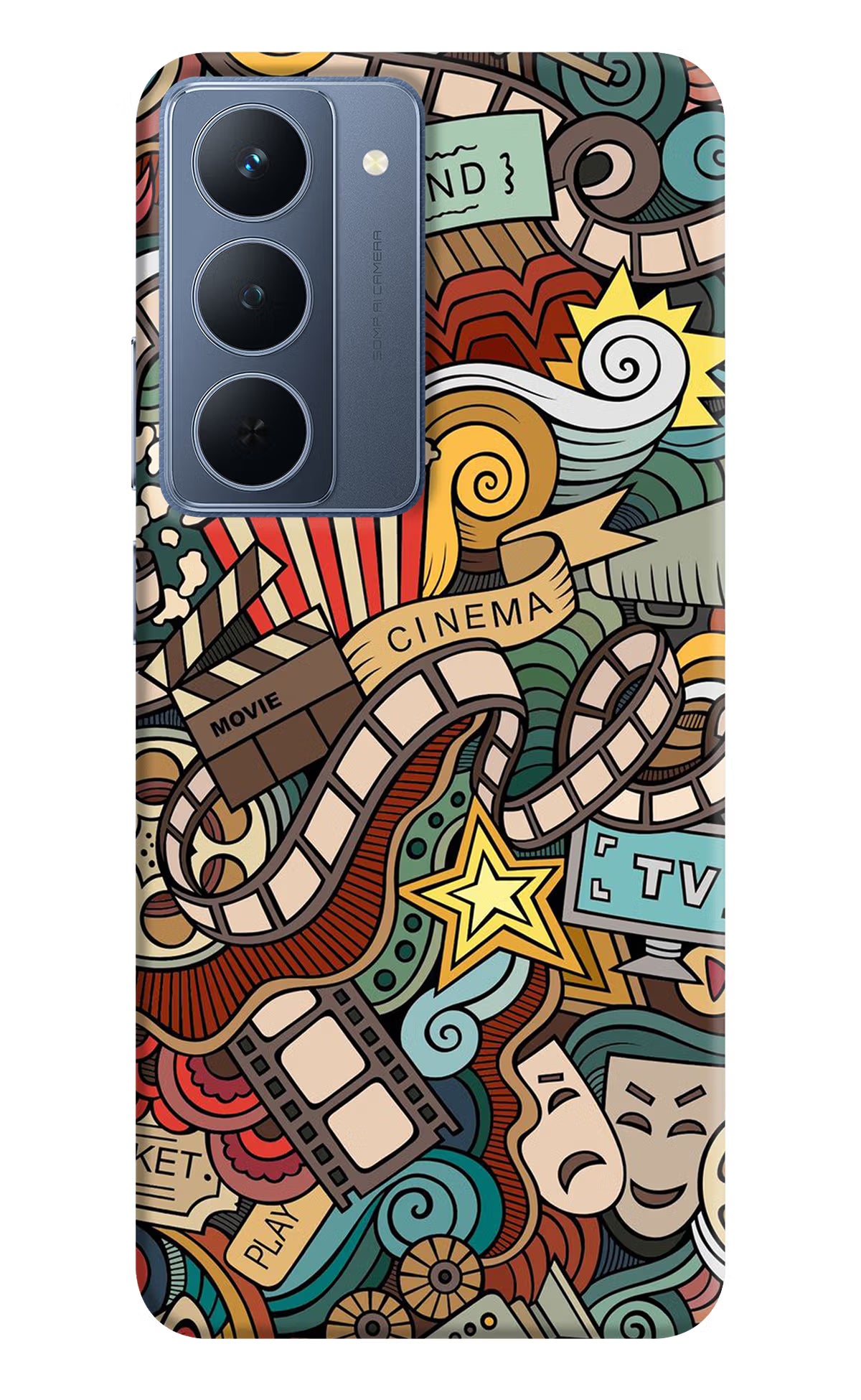 Cinema Abstract Realme P3x 5G Back Cover - Cinema Abstract Realme P3x 5G Back Cover Cinema Abstract Realme P3x 5G Back Cover