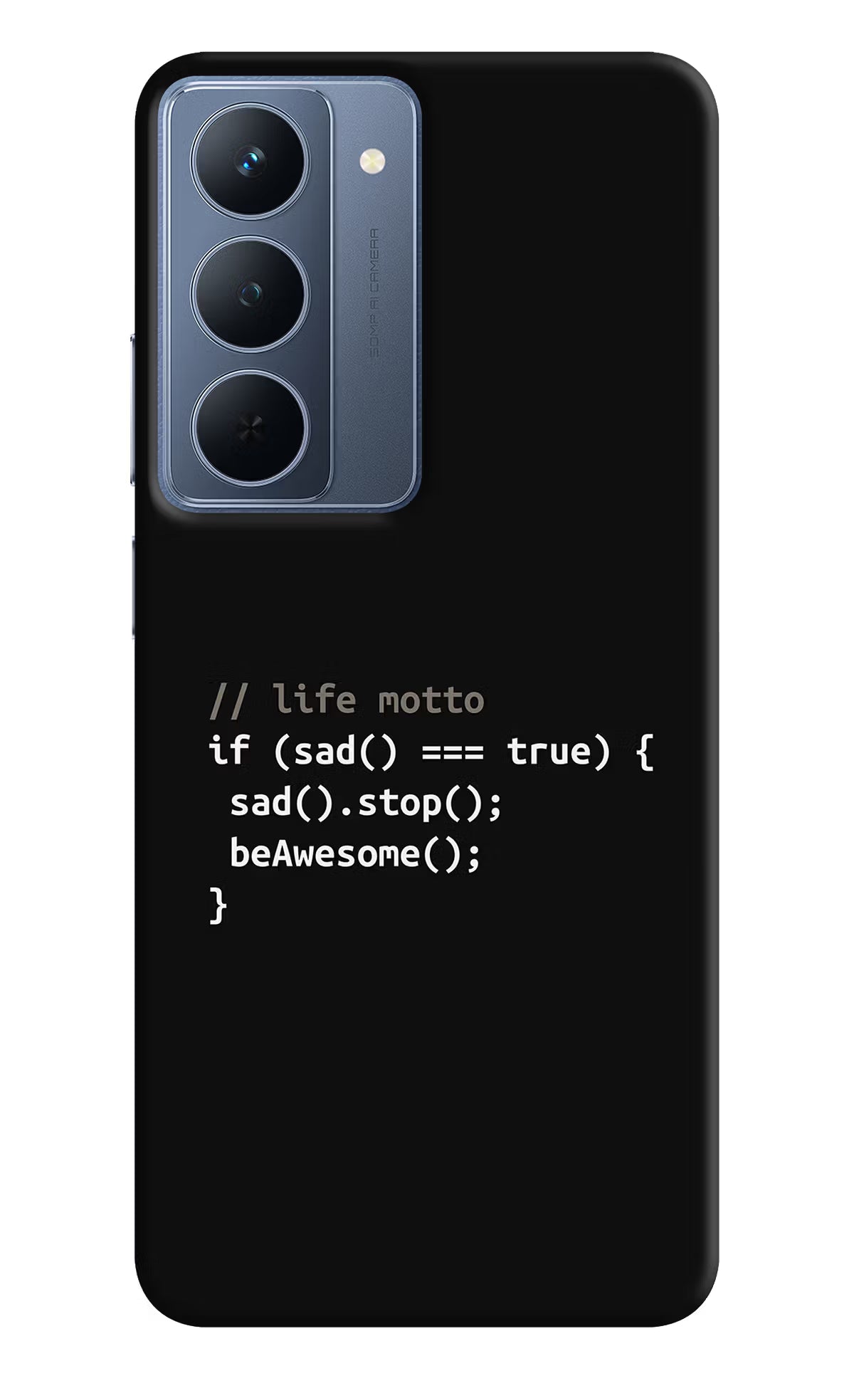 Life Motto Code Realme P3x 5G Back Cover - Life Motto Code Realme P3x 5G Back Cover Life Motto Code Realme P3x 5G Back Cover