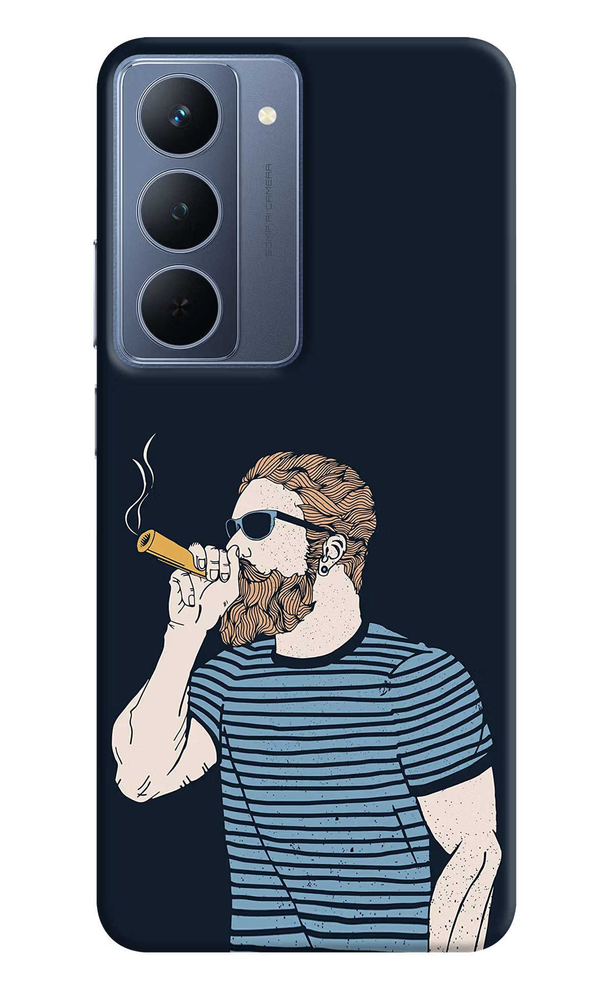 Smoking Realme P3x 5G Back Cover - Smoking Realme P3x 5G Back Cover Smoking Realme P3x 5G Back Cover