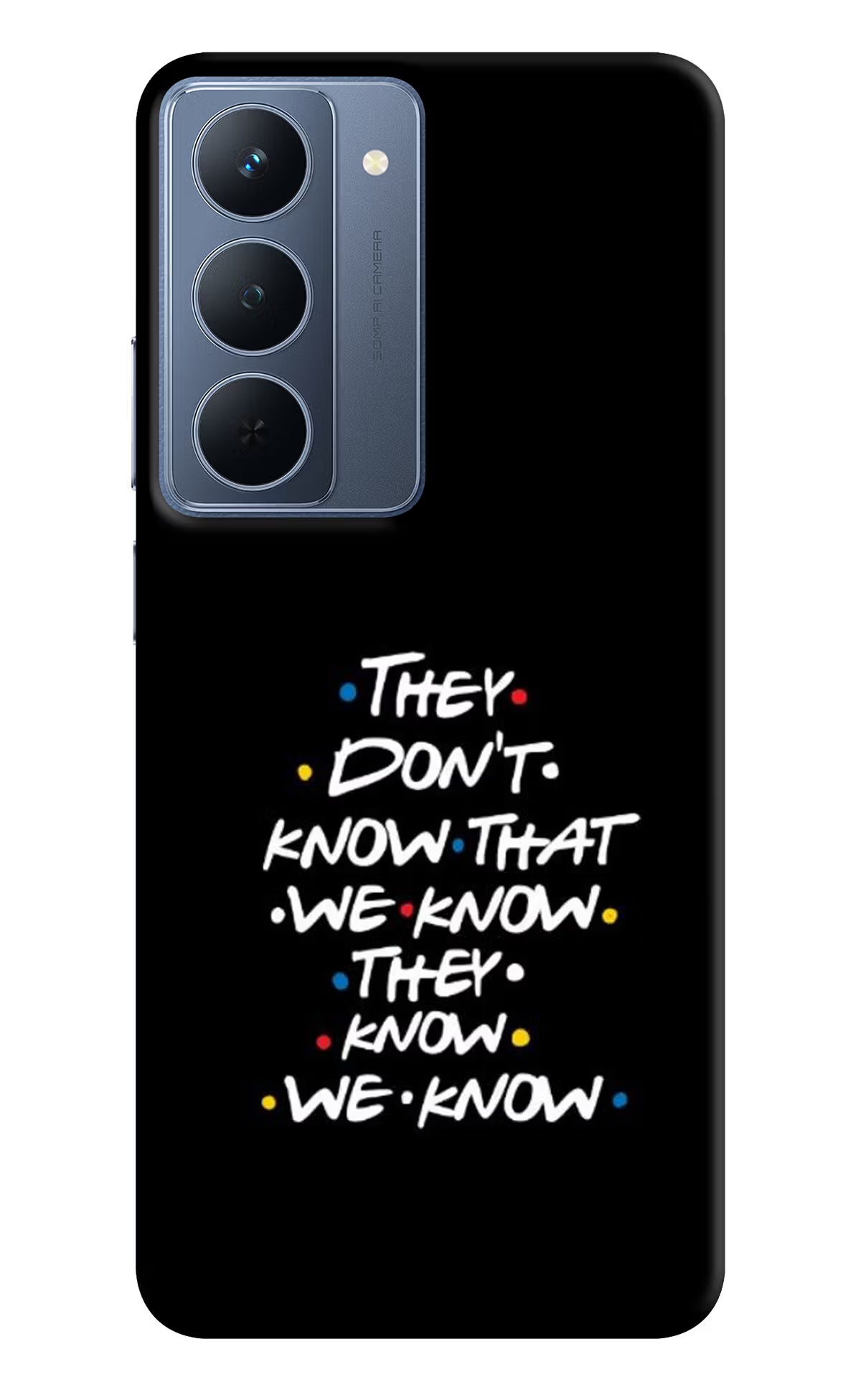 FRIENDS Dialogue Realme P3x 5G Back Cover - FRIENDS Dialogue Realme P3x 5G Back Cover FRIENDS Dialogue Realme P3x 5G Back Cover