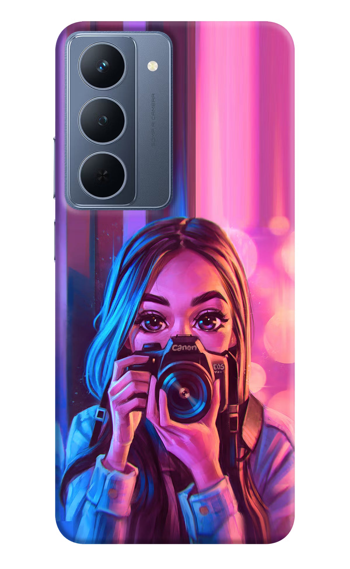 Girl Photographer Realme P3x 5G Back Cover - Girl Photographer Realme P3x 5G Back Cover Girl Photographer Realme P3x 5G Back Cover