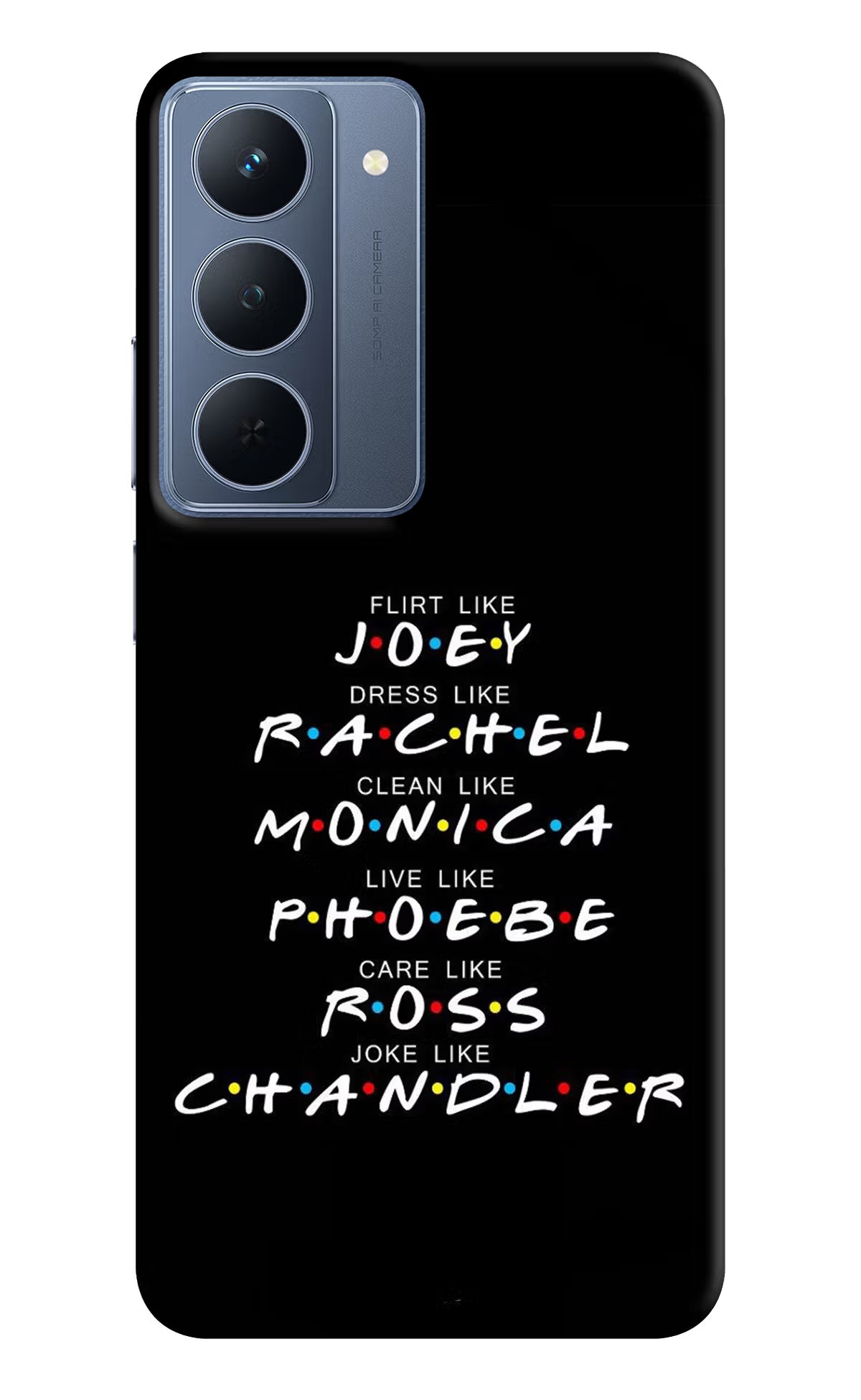 FRIENDS Character Realme P3x 5G Back Cover - FRIENDS Character Realme P3x 5G Back Cover FRIENDS Character Realme P3x 5G Back Cover