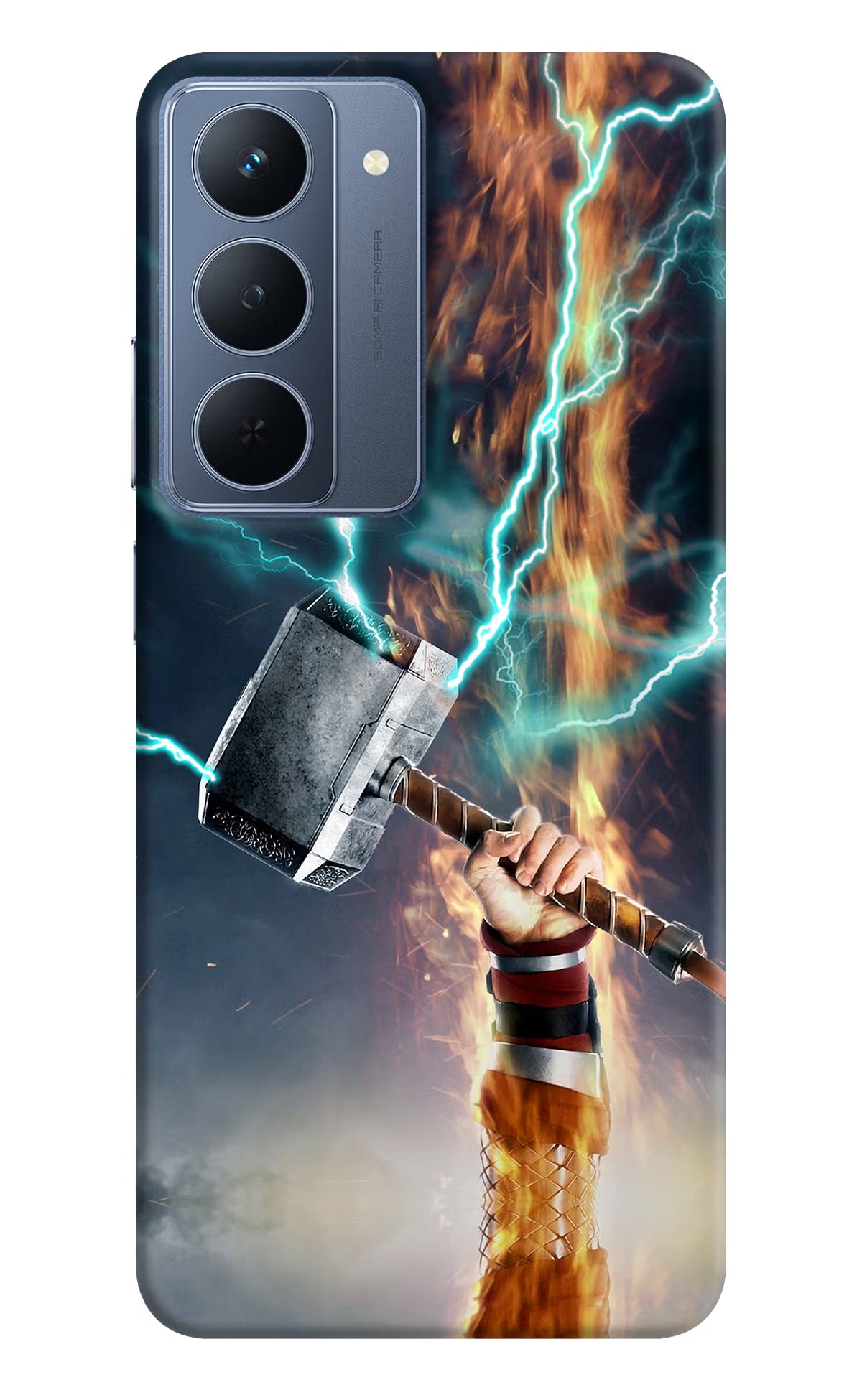 Thor Hammer Mjolnir Realme P3x 5G Back Cover - Thor Hammer Mjolnir Realme P3x 5G Back Cover Thor Hammer Mjolnir Realme P3x 5G Back Cover
