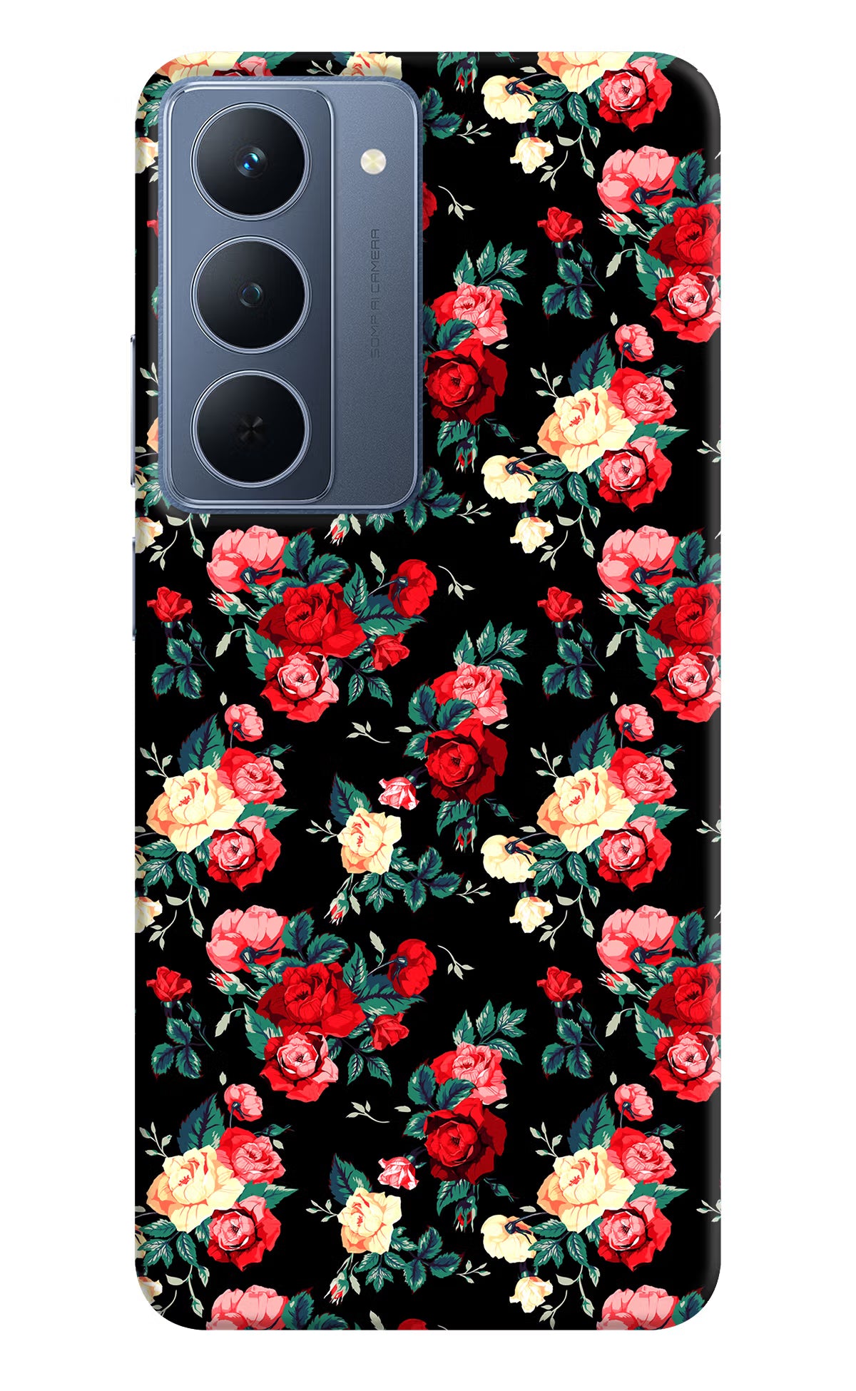 Rose Pattern Realme P3x 5G Back Cover - Rose Pattern Realme P3x 5G Back Cover Rose Pattern Realme P3x 5G Back Cover