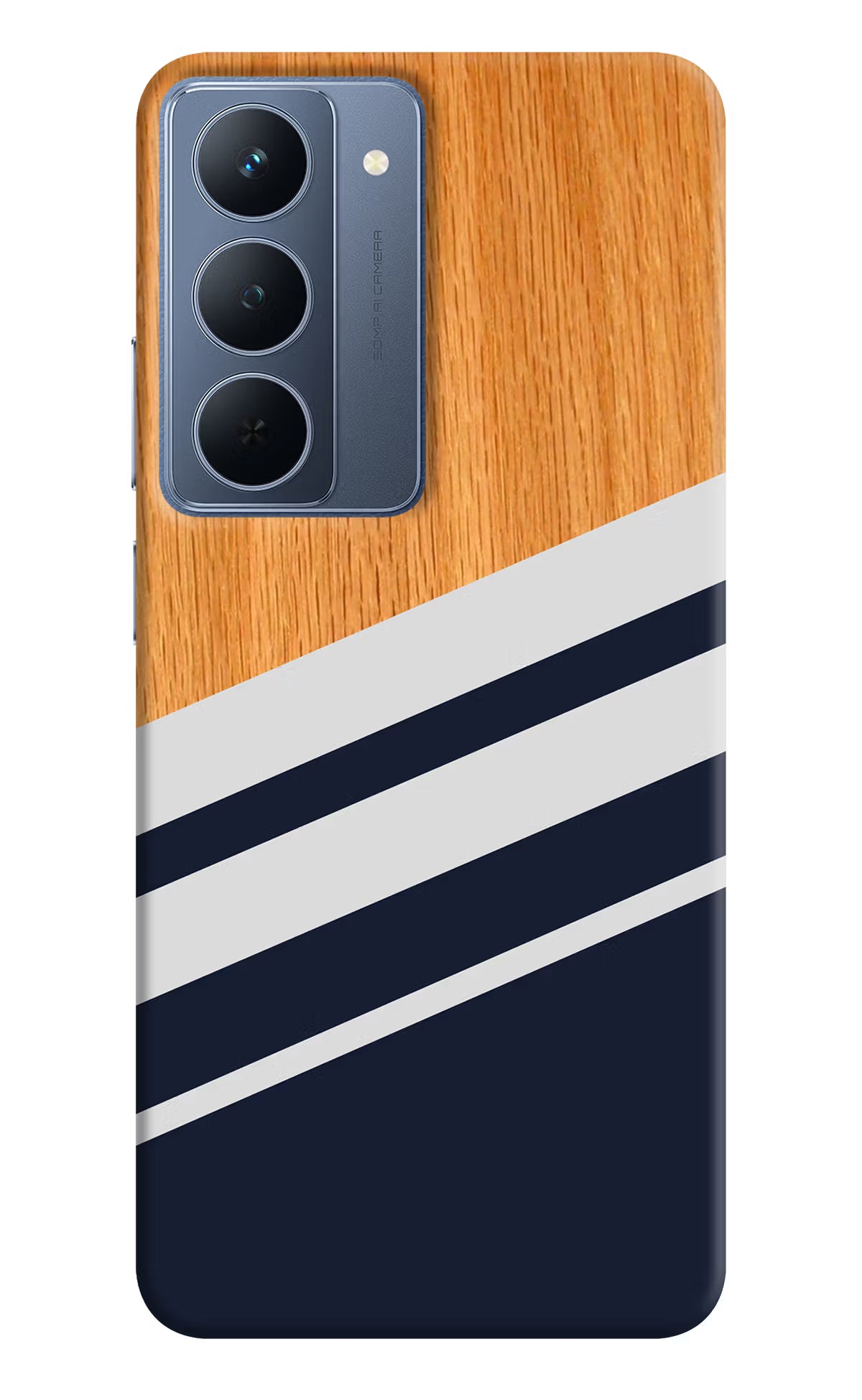 Blue and white wooden Realme P3x 5G Back Cover - Blue and white wooden Realme P3x 5G Back Cover Blue and white wooden Realme P3x 5G Back Cover