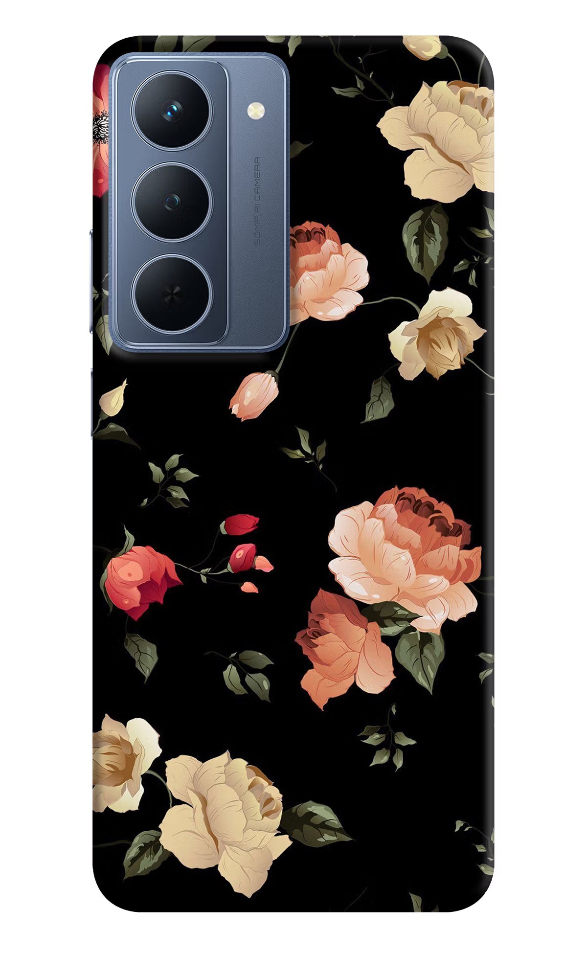 Flowers Realme P3x 5G Back Cover - Flowers Realme P3x 5G Back Cover Flowers Realme P3x 5G Back Cover