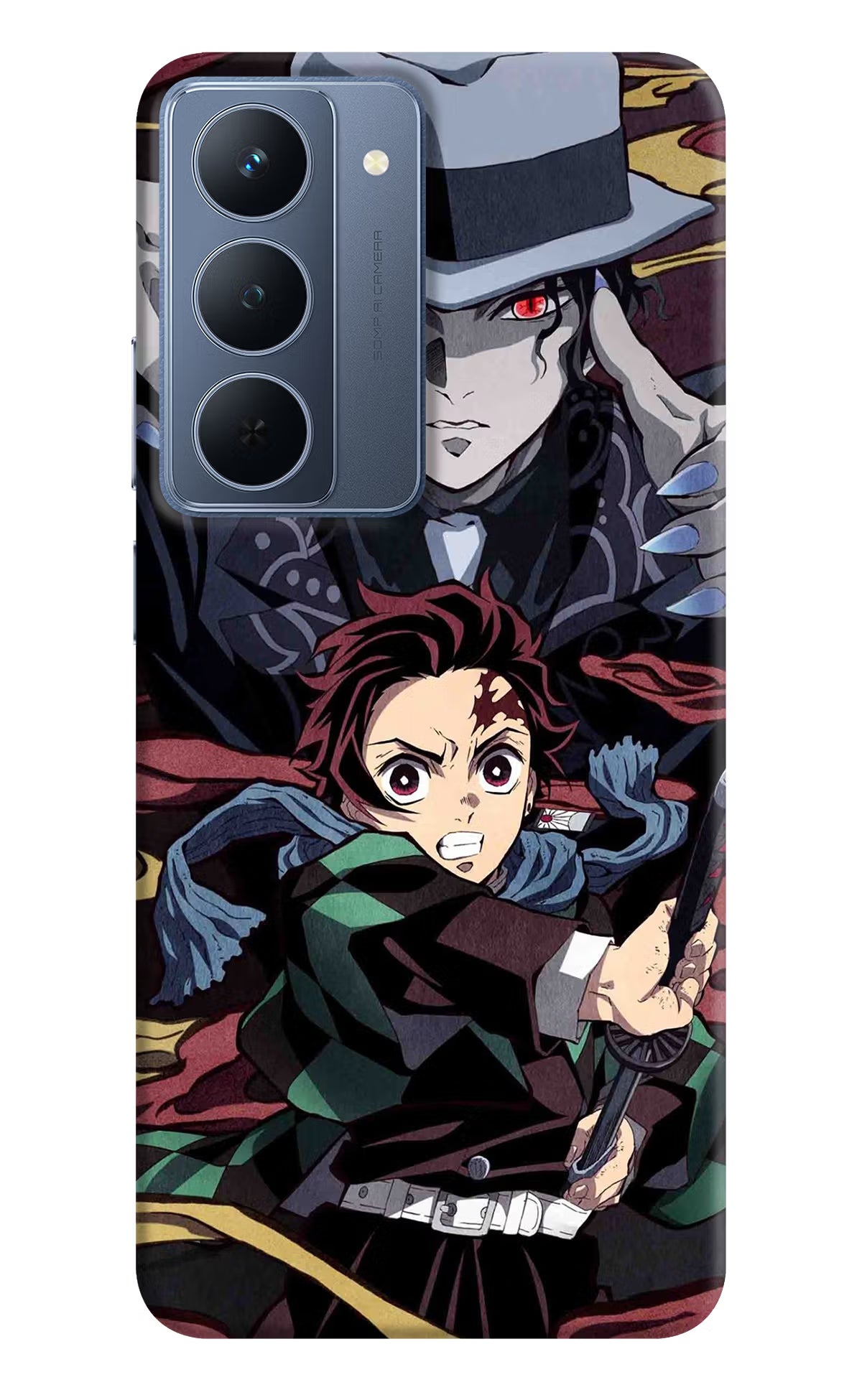 Demon Slayer Realme P3x 5G Back Cover - Demon Slayer Realme P3x 5G Back Cover Demon Slayer Realme P3x 5G Back Cover