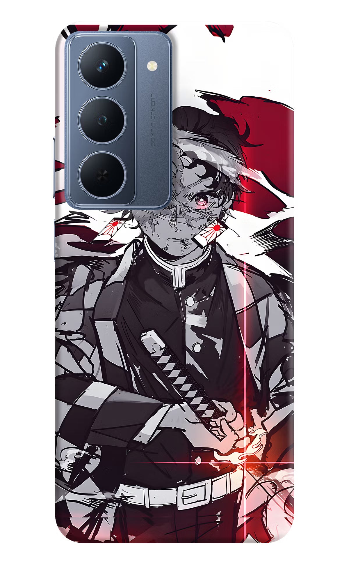 Demon Slayer Realme P3x 5G Back Cover - Demon Slayer Realme P3x 5G Back Cover Demon Slayer Realme P3x 5G Back Cover