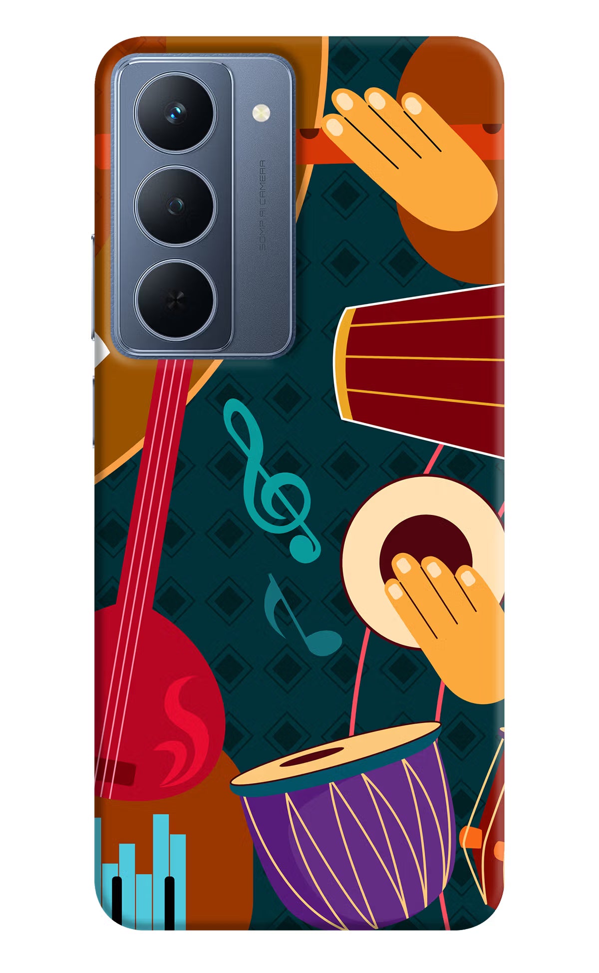 Music Instrument Realme P3x 5G Back Cover - Music Instrument Realme P3x 5G Back Cover Music Instrument Realme P3x 5G Back Cover