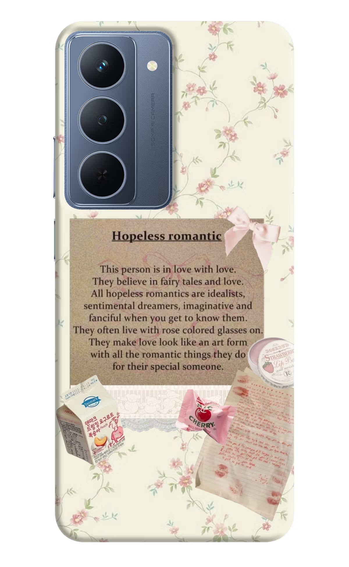 Hopeless Romantic Realme P3x 5G Back Cover - Hopeless Romantic Realme P3x 5G Back Cover Hopeless Romantic Realme P3x 5G Back Cover