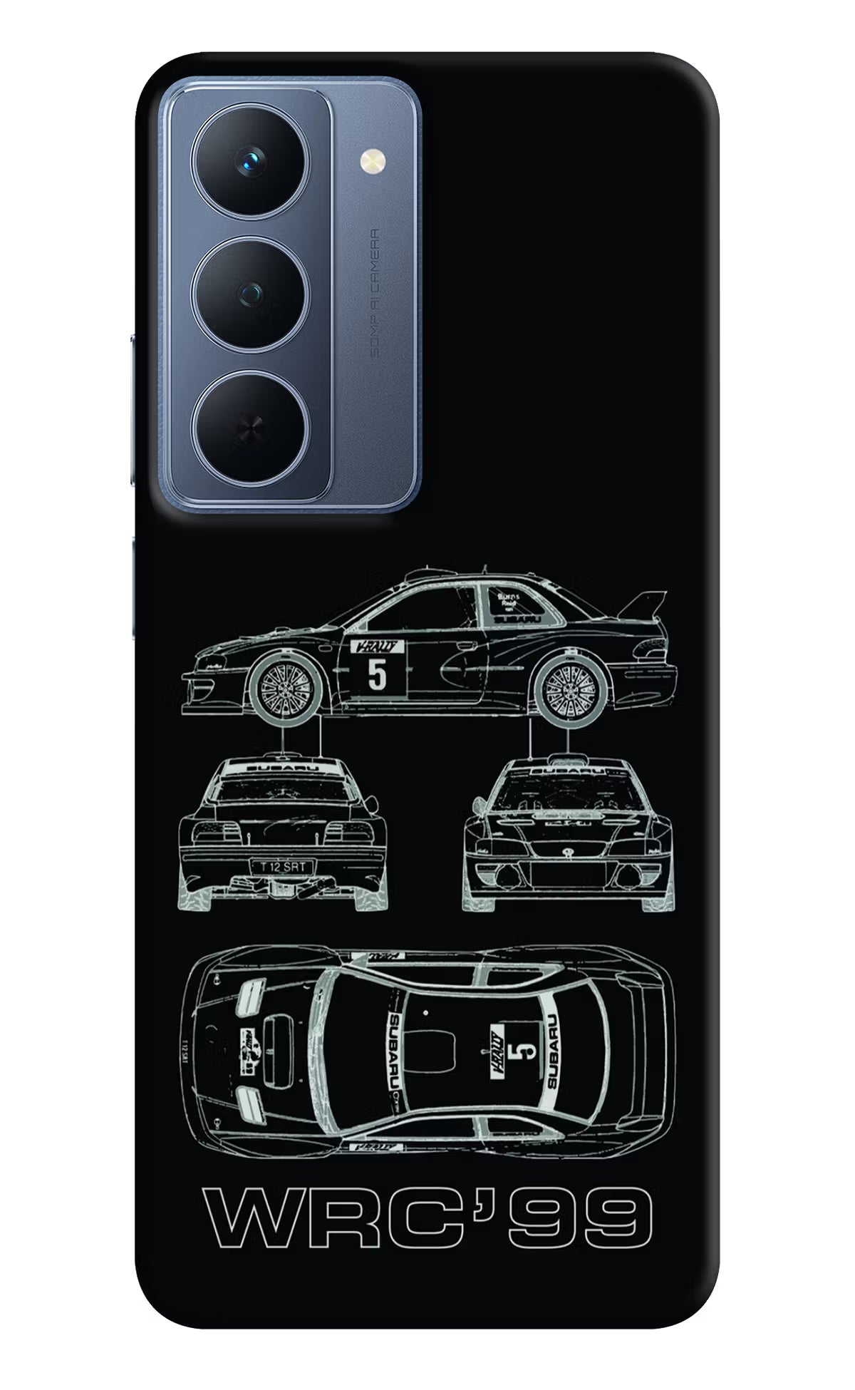 WRC'99 Realme P3x 5G Back Cover - WRC'99 Realme P3x 5G Back Cover WRC'99 Realme P3x 5G Back Cover