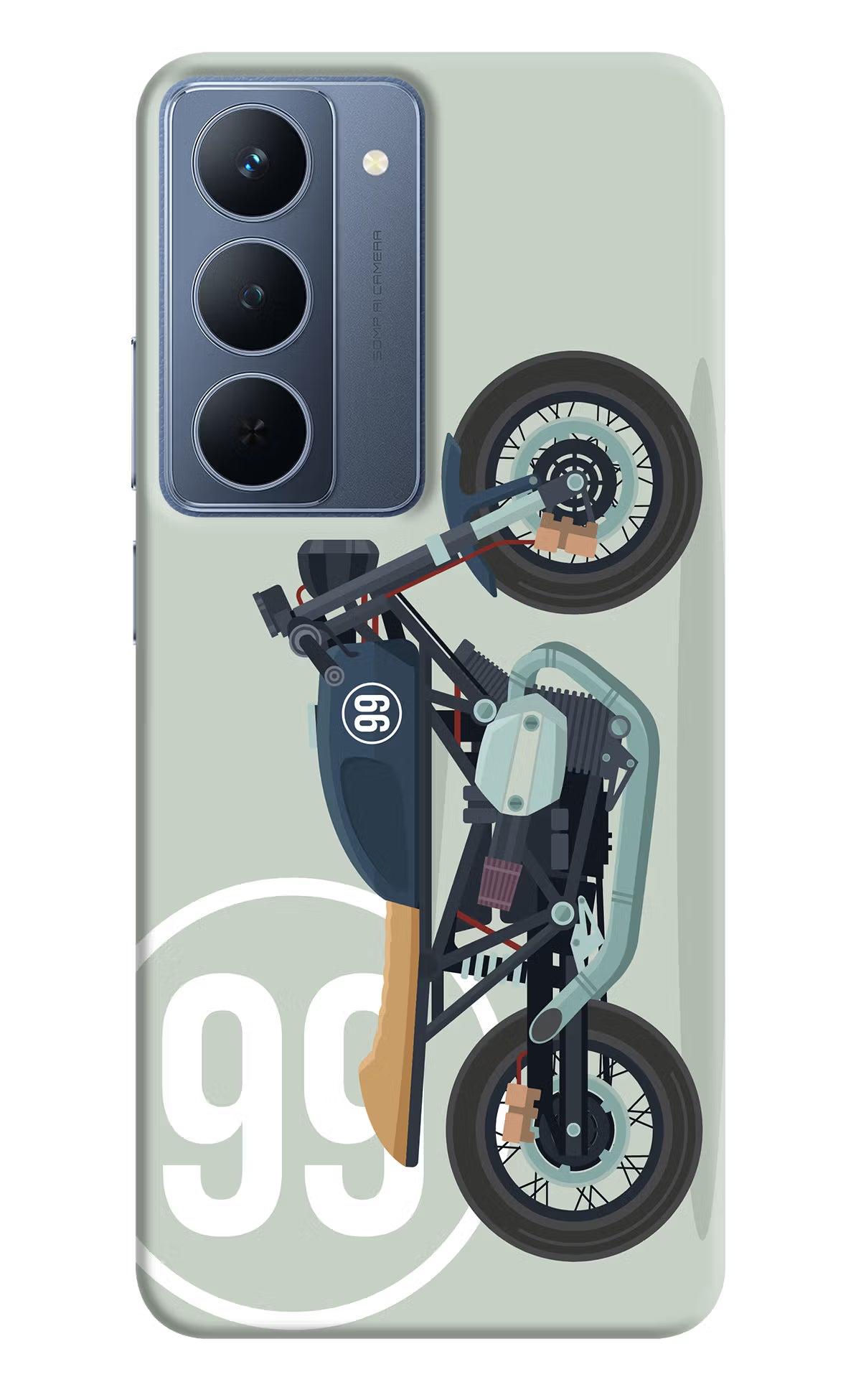 Classic Cafe Racer 99 Realme P3x 5G Back Cover - Classic Cafe Racer 99 Realme P3x 5G Back Cover Classic Cafe Racer 99 Realme P3x 5G Back Cover