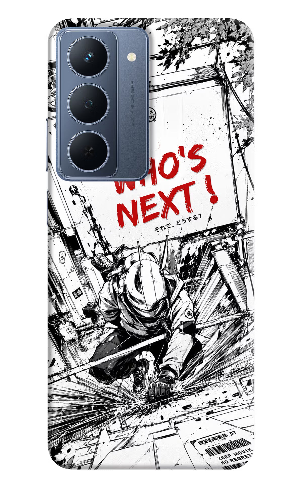 Who's Next Realme P3x 5G Back Cover - Who's Next Realme P3x 5G Hard Case Back Cover by Casekaro Who's Next Realme P3x 5G Hard Case Back Cover by Casekaro