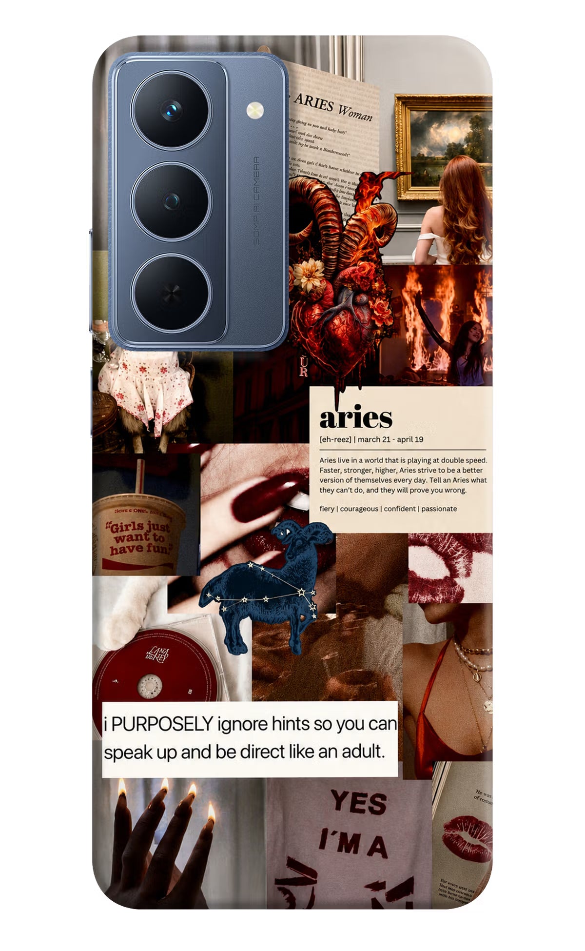 Zodiac Aries Realme P3x 5G Back Cover - Zodiac Aries Realme P3x 5G Back Cover Zodiac Aries Realme P3x 5G Back Cover