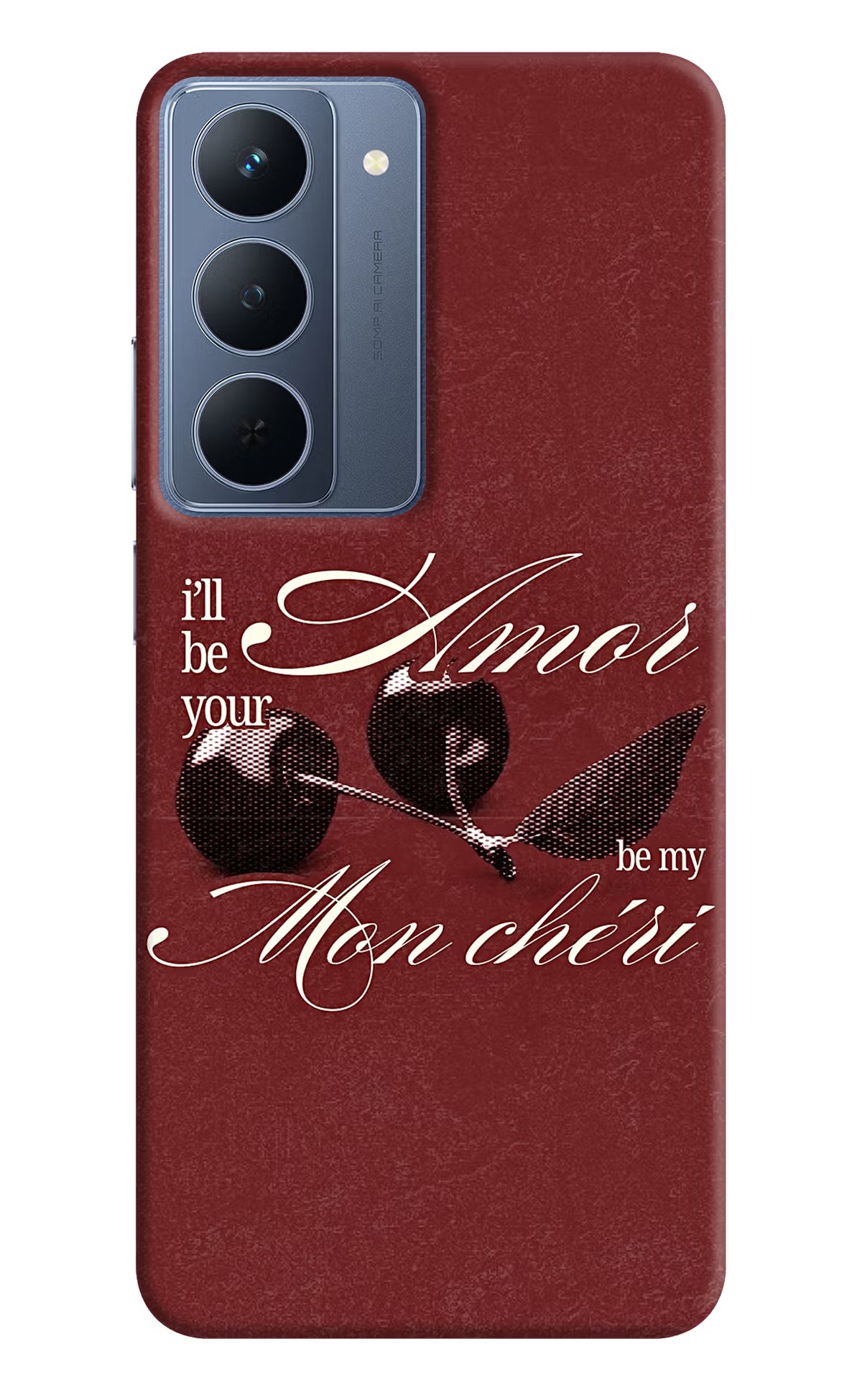 Velvet Cherry Realme P3x 5G Back Cover - Velvet Cherry Realme P3x 5G Back Cover Velvet Cherry Realme P3x 5G Back Cover
