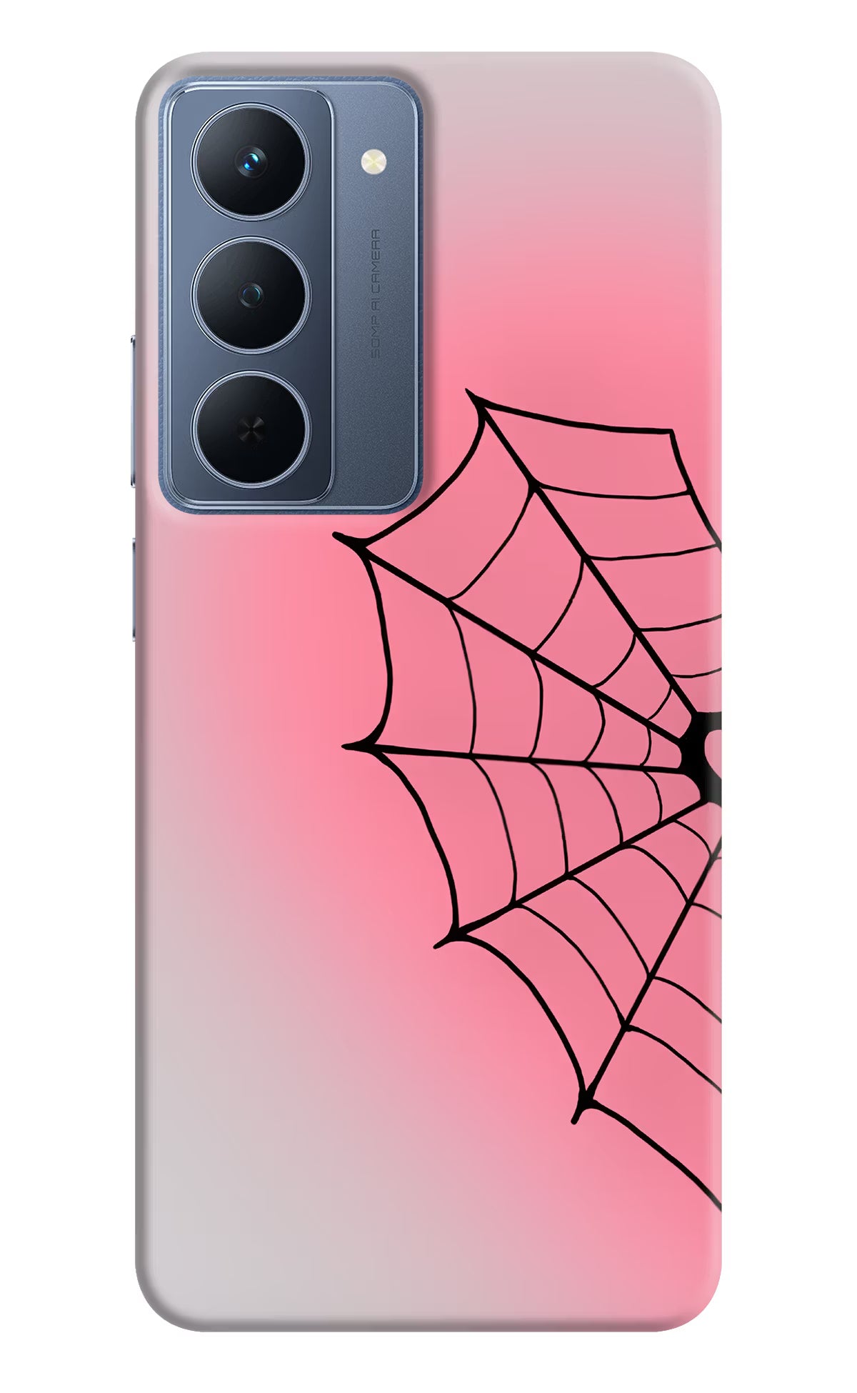 Pink Web Realme P3x 5G Back Cover - Pink Web Realme P3x 5G Back Cover Pink Web Realme P3x 5G Back Cover