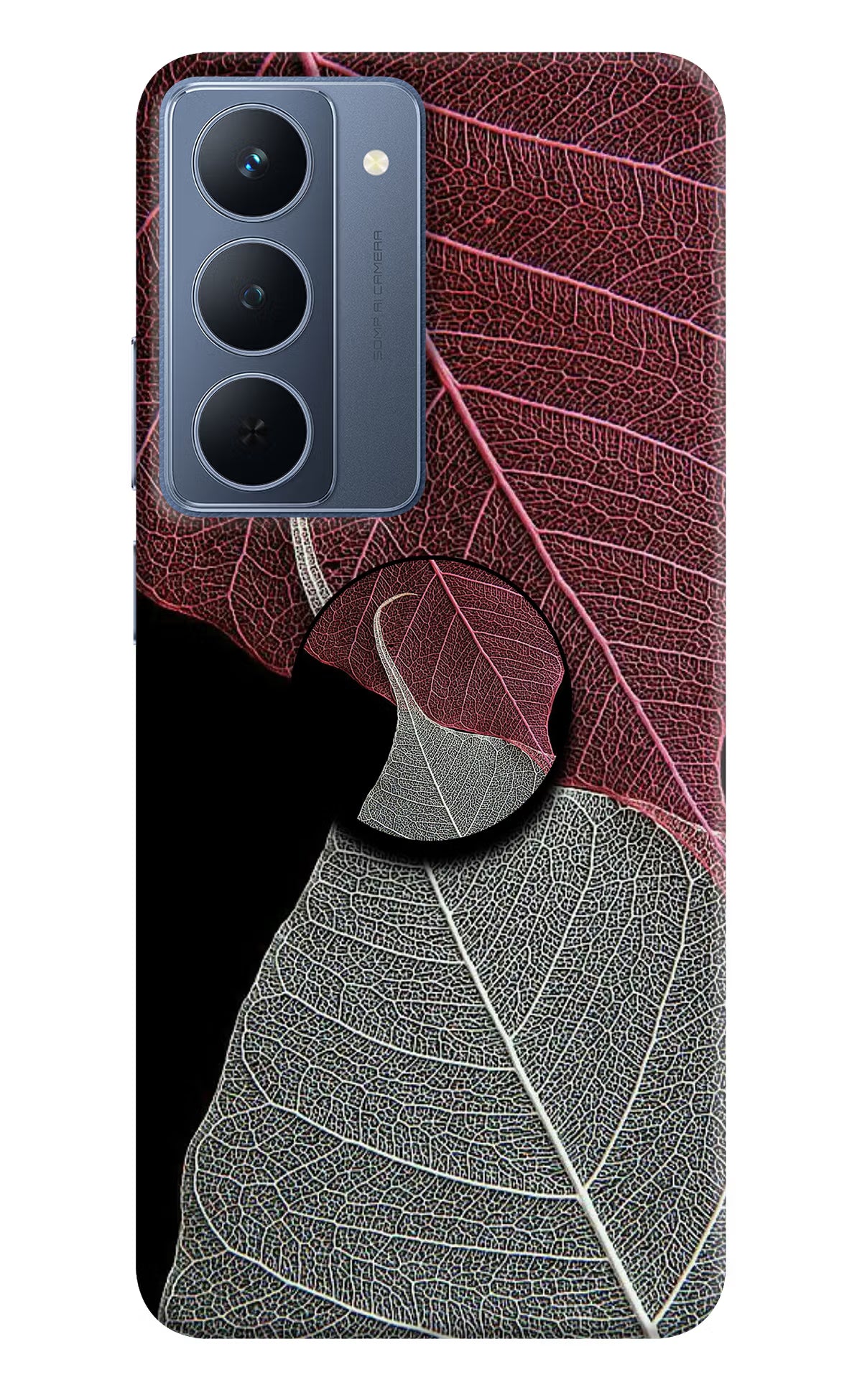 Leaf Pattern Realme P3x 5G Pop Case - Leaf Pattern Realme P3x 5G Pop Case Leaf Pattern Realme P3x 5G Pop Case