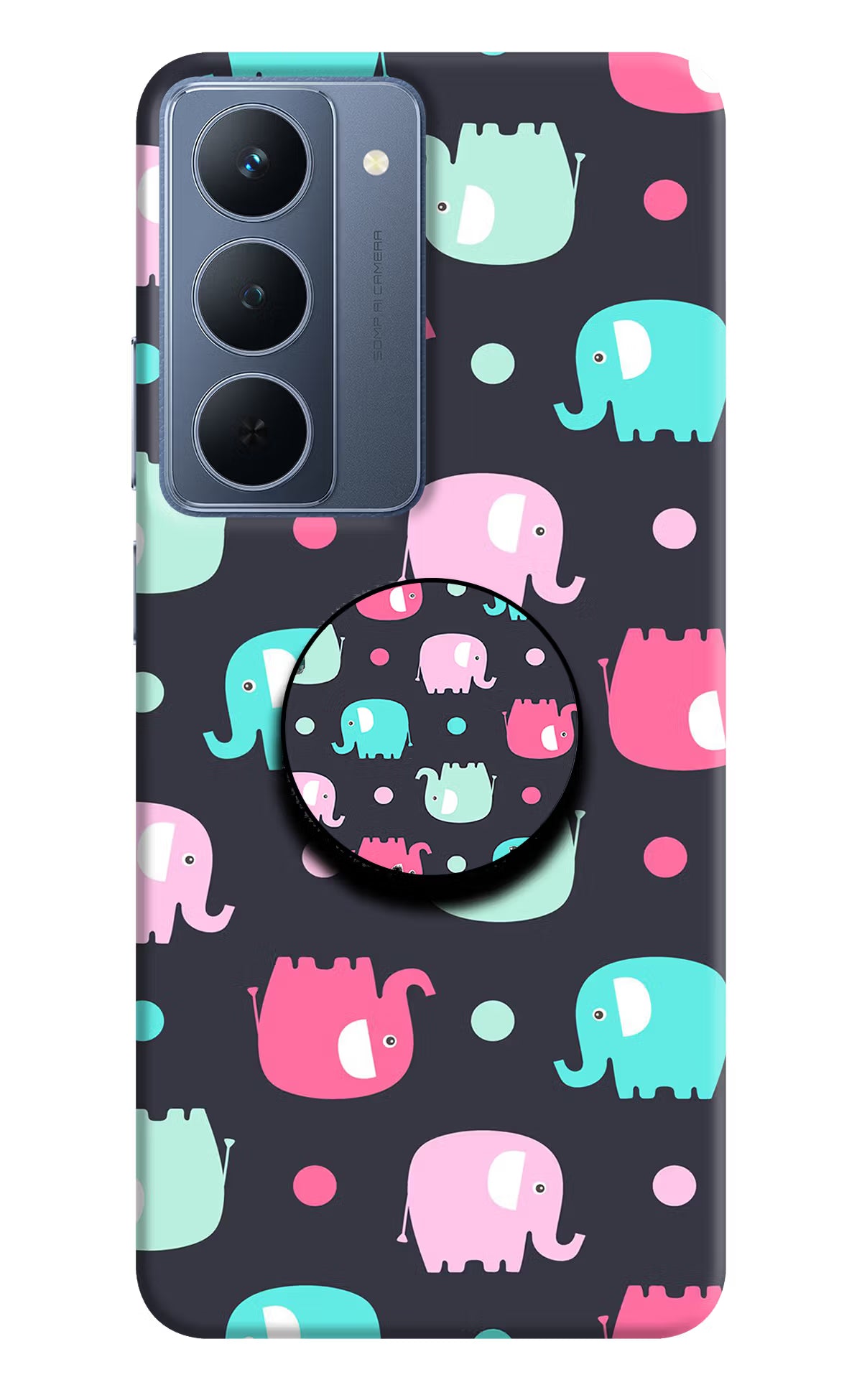 Baby Elephants Realme P3x 5G Pop Case - Baby Elephants Realme P3x 5G Pop Case Baby Elephants Realme P3x 5G Pop Case