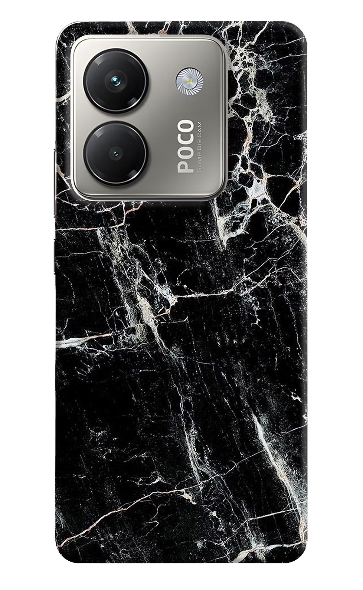 Black Marble Texture Poco M7 Pro 5G Back Cover - Black Marble Texture Poco M7 Pro 5G Back Cover Black Marble Texture Poco M7 Pro 5G Back Cover