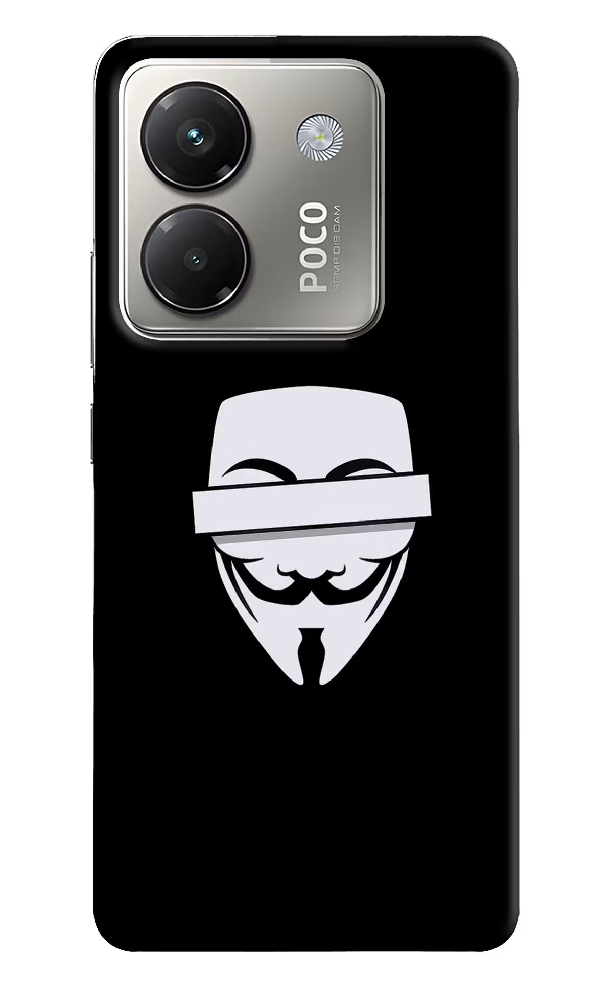 Anonymous Face Poco M7 Pro 5G Back Cover - Anonymous Face Poco M7 Pro 5G Back Cover Anonymous Face Poco M7 Pro 5G Back Cover