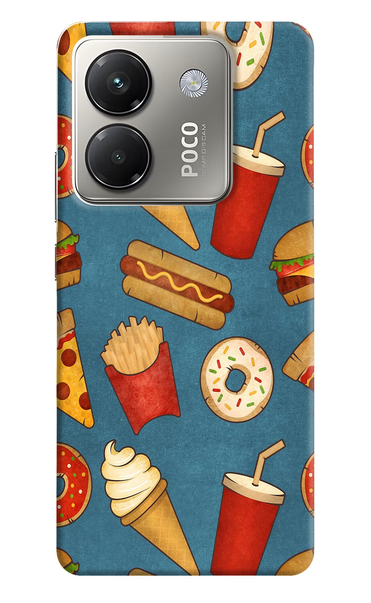 Foodie Poco M7 Pro 5G Back Cover - Foodie Poco M7 Pro 5G Back Cover Foodie Poco M7 Pro 5G Back Cover