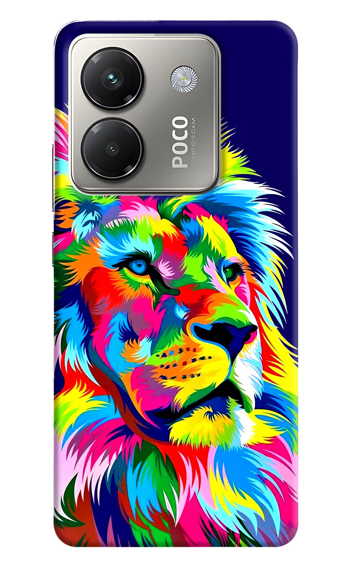 Vector Art Lion Poco M7 Pro 5G Back Cover - Vector Art Lion Poco M7 Pro 5G Back Cover Vector Art Lion Poco M7 Pro 5G Back Cover