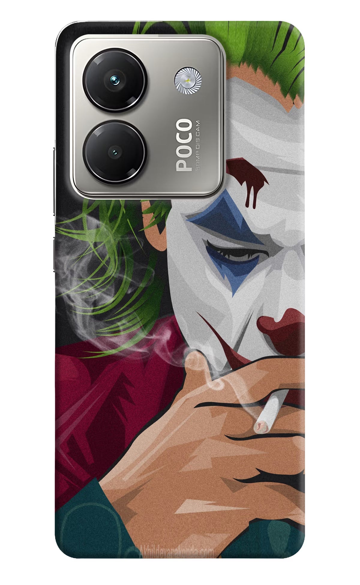 Joker Smoking Poco M7 Pro 5G Back Cover - Joker Smoking Poco M7 Pro 5G Back Cover Joker Smoking Poco M7 Pro 5G Back Cover