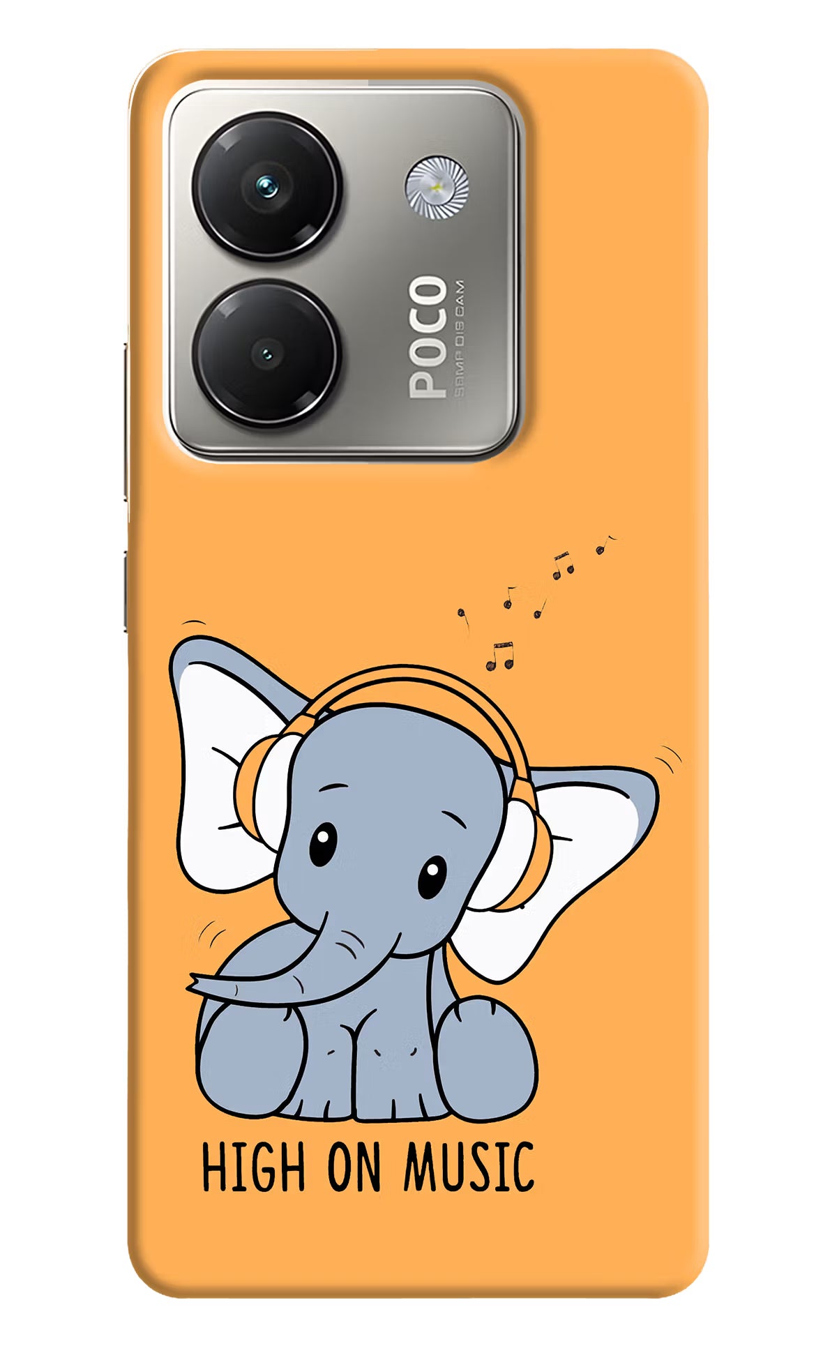 High On Music Poco M7 Pro 5G Back Cover - High On Music Poco M7 Pro 5G Back Cover High On Music Poco M7 Pro 5G Back Cover