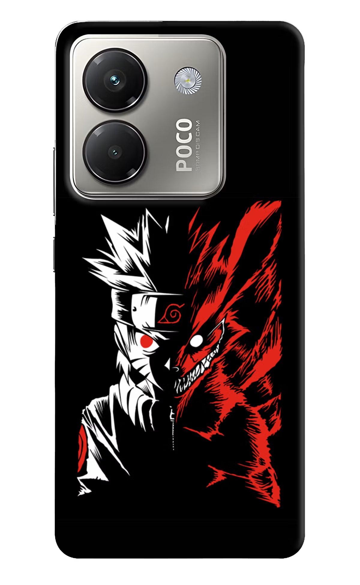 Naruto Two Face Poco M7 Pro 5G Back Cover - Naruto Two Face Poco M7 Pro 5G Back Cover Naruto Two Face Poco M7 Pro 5G Back Cover