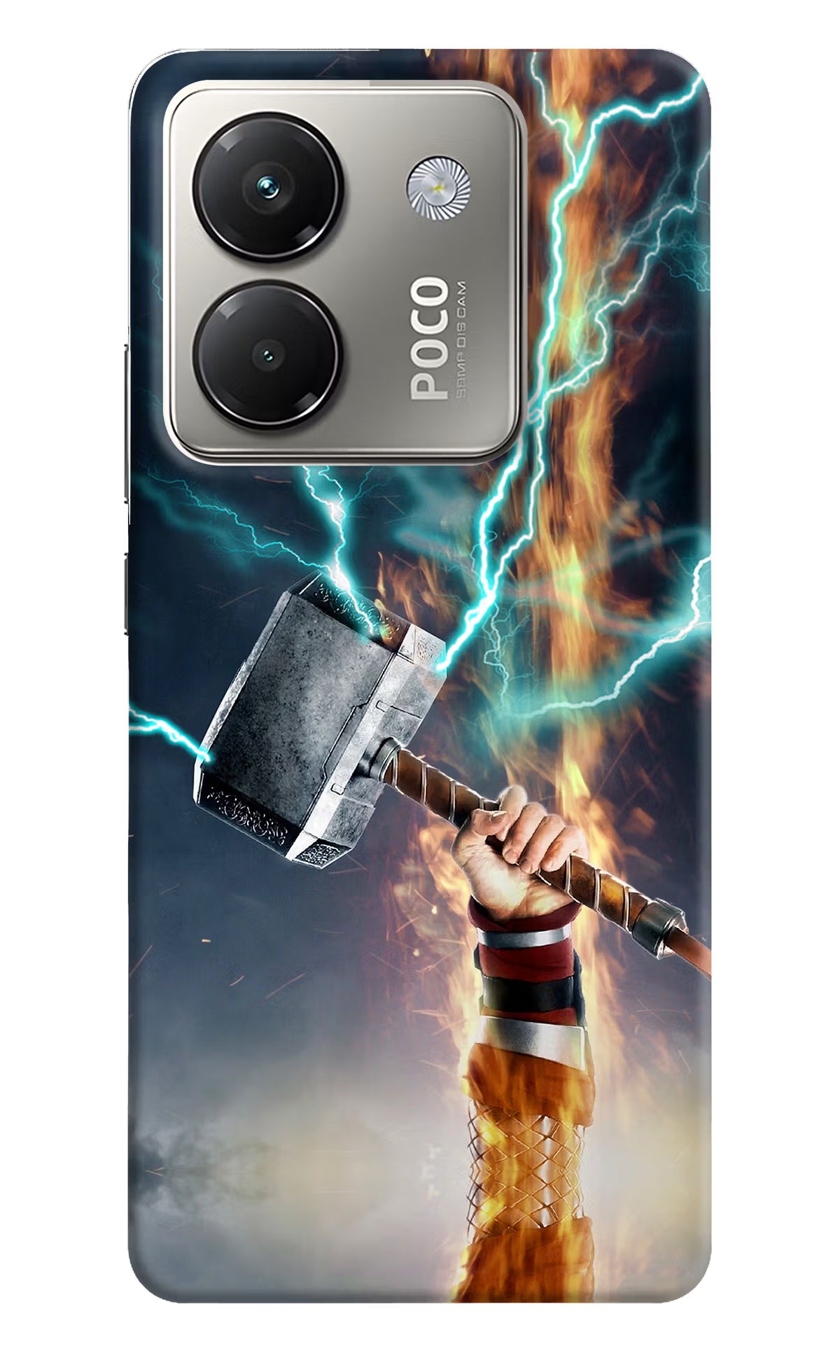 Thor Hammer Mjolnir Poco M7 Pro 5G Back Cover - Thor Hammer Mjolnir Poco M7 Pro 5G Back Cover Thor Hammer Mjolnir Poco M7 Pro 5G Back Cover