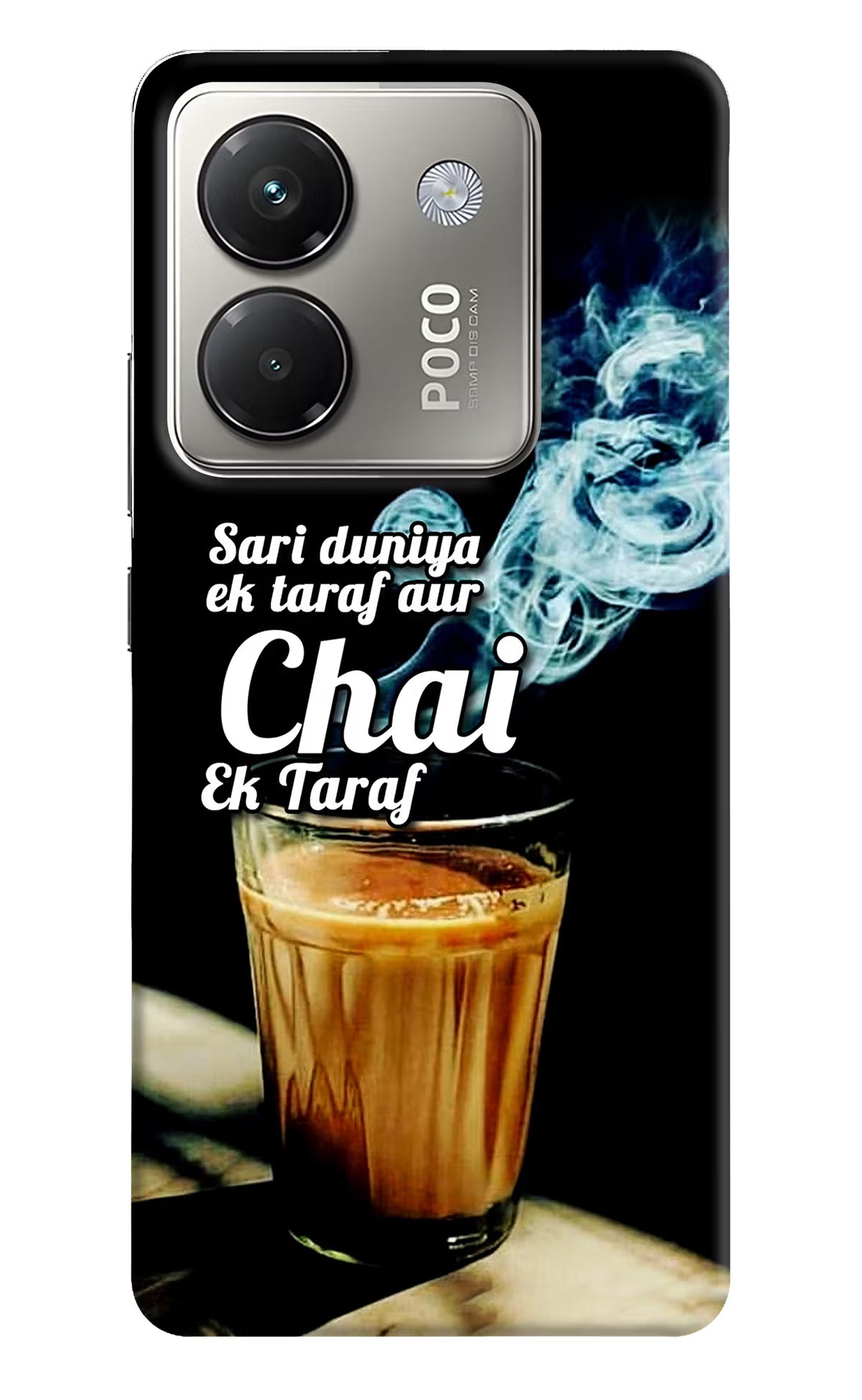 Chai Ek Taraf Quote Poco M7 Pro 5G Back Cover - Chai Ek Taraf Quote Poco M7 Pro 5G Back Cover Chai Ek Taraf Quote Poco M7 Pro 5G Back Cover