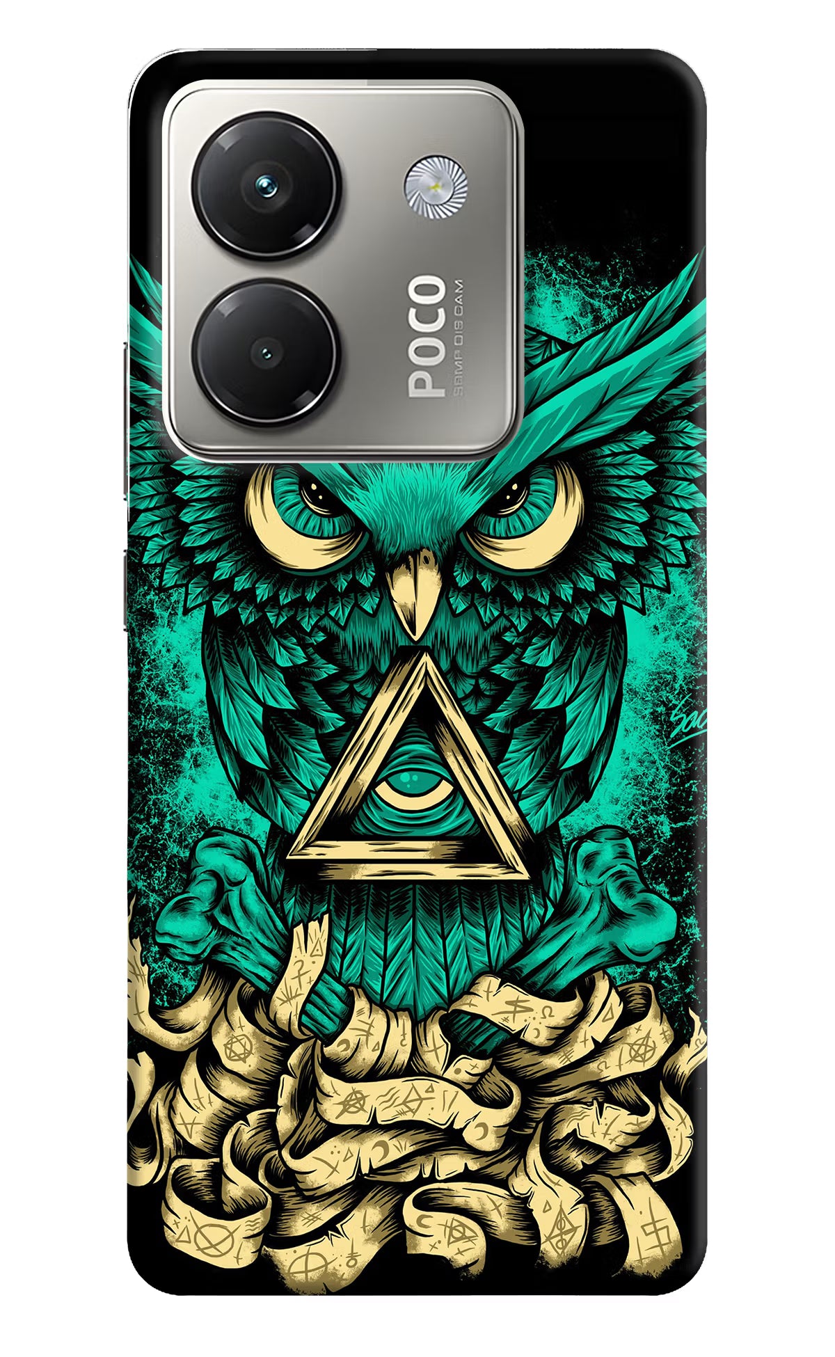 Green Owl Poco M7 Pro 5G Back Cover - Green Owl Poco M7 Pro 5G Back Cover Green Owl Poco M7 Pro 5G Back Cover