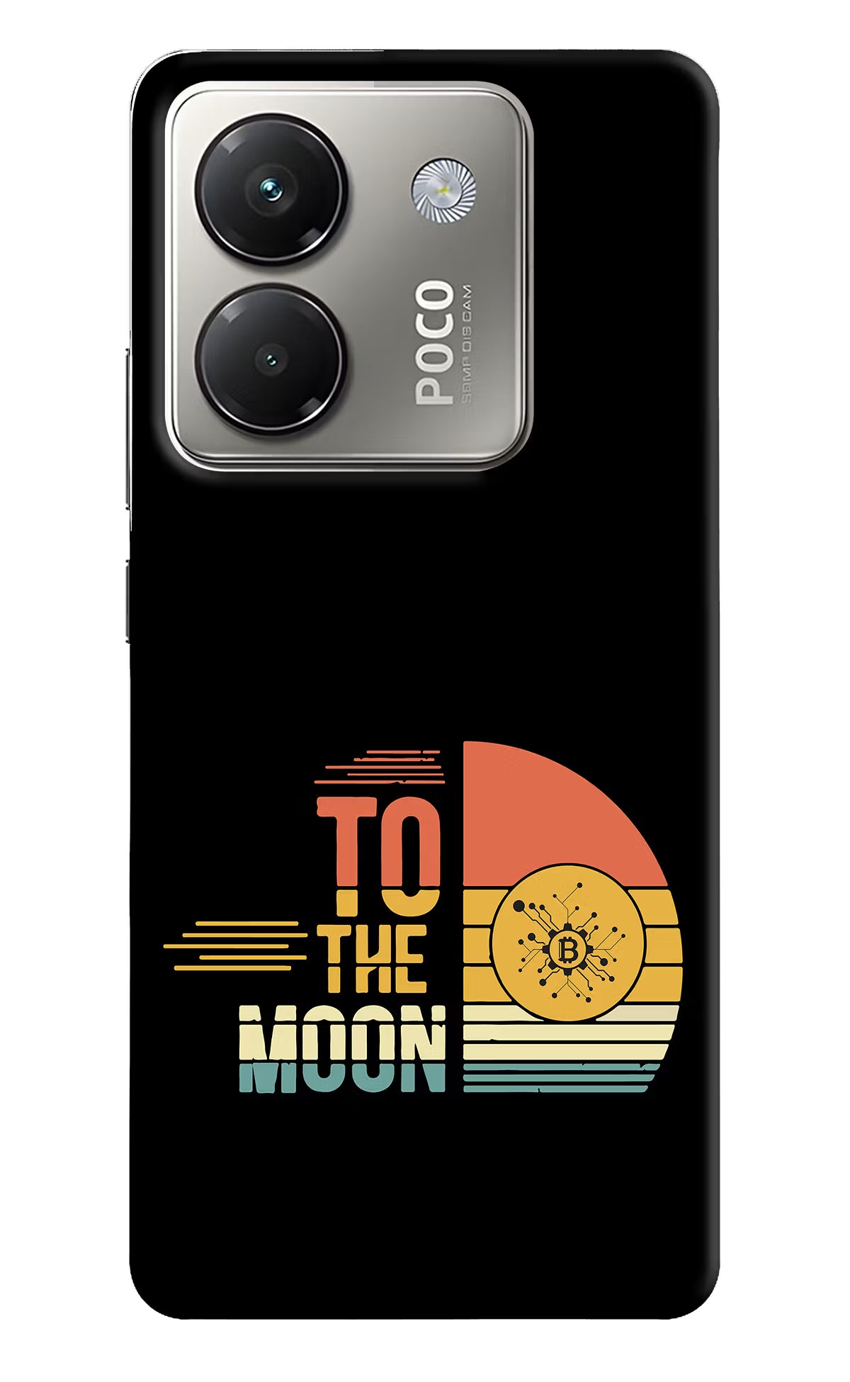 To the Moon Poco M7 Pro 5G Back Cover - To the Moon Poco M7 Pro 5G Back Cover To the Moon Poco M7 Pro 5G Back Cover