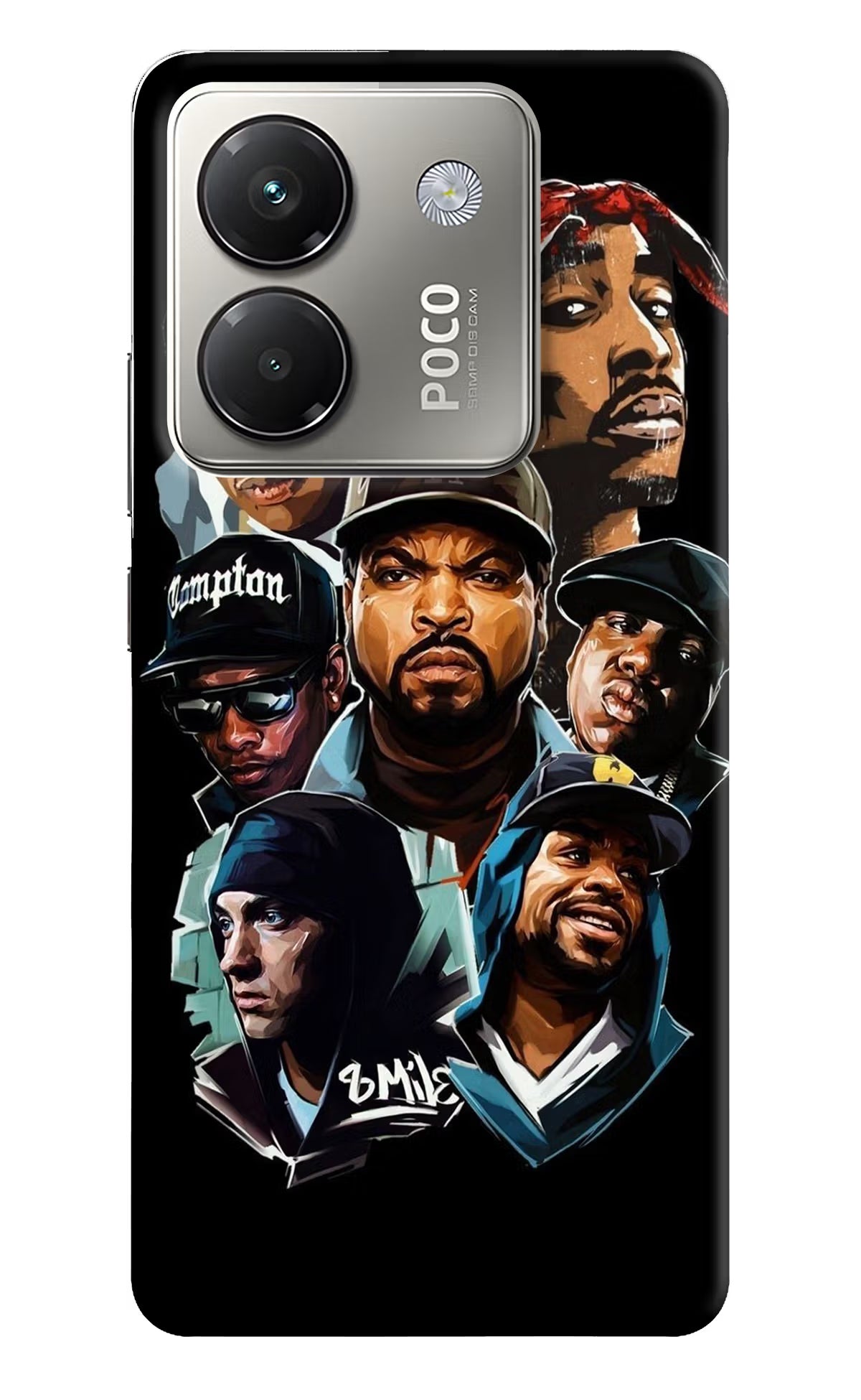Rappers Poco M7 Pro 5G Back Cover - Rappers Poco M7 Pro 5G Back Cover Rappers Poco M7 Pro 5G Back Cover