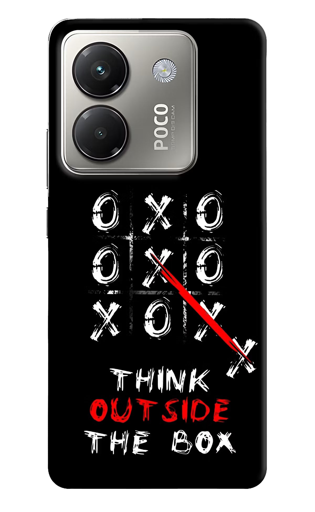 Think out of the BOX Poco M7 Pro 5G Back Cover - Think out of the BOX Poco M7 Pro 5G Back Cover Think out of the BOX Poco M7 Pro 5G Back Cover