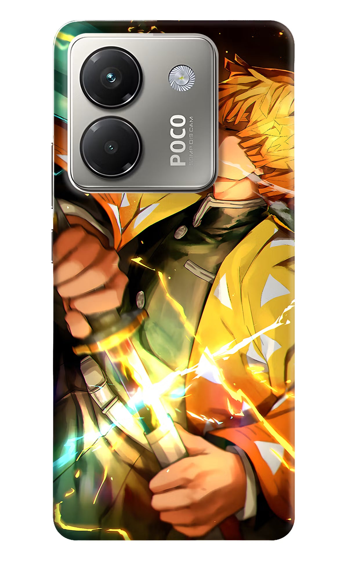 Demon Slayer Poco M7 Pro 5G Back Cover - Demon Slayer Poco M7 Pro 5G Back Cover Demon Slayer Poco M7 Pro 5G Back Cover