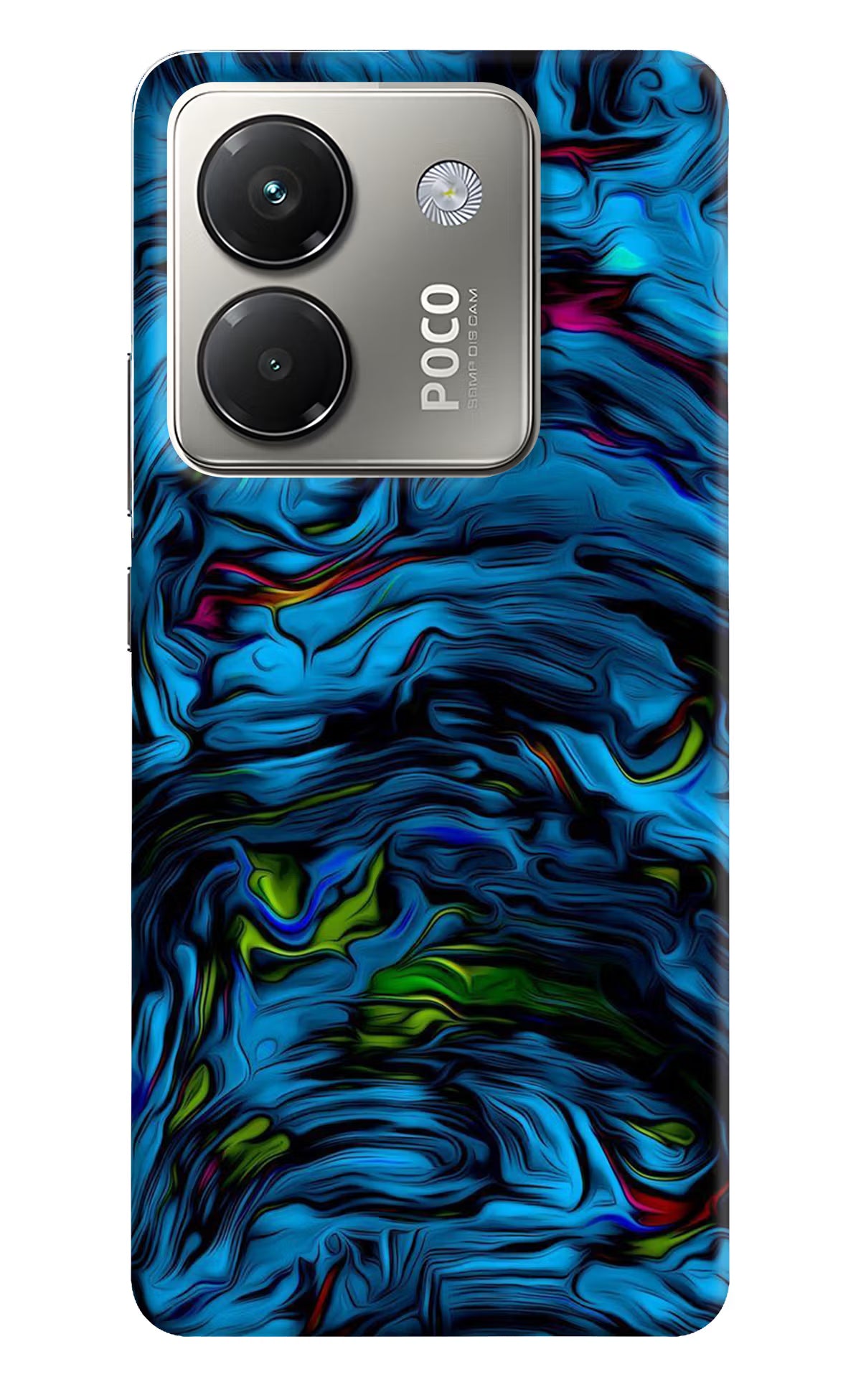 Dark Blue Abstract Poco M7 Pro 5G Back Cover - Dark Blue Abstract Poco M7 Pro 5G Back Cover Dark Blue Abstract Poco M7 Pro 5G Back Cover