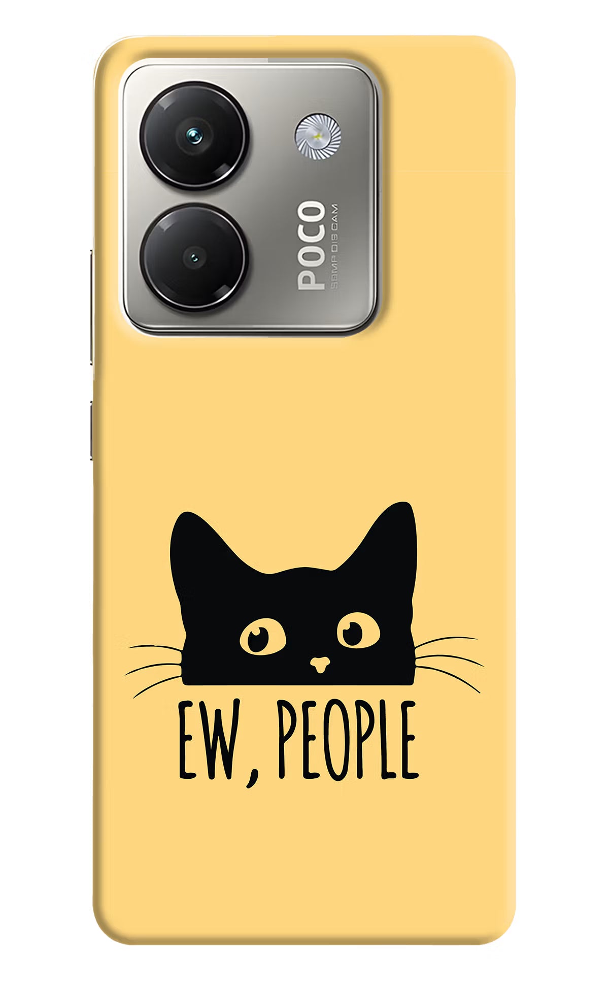 Ew People Catitude Poco M7 Pro 5G Back Cover - Ew People Catitude Poco M7 Pro 5G Back Cover Ew People Catitude Poco M7 Pro 5G Back Cover