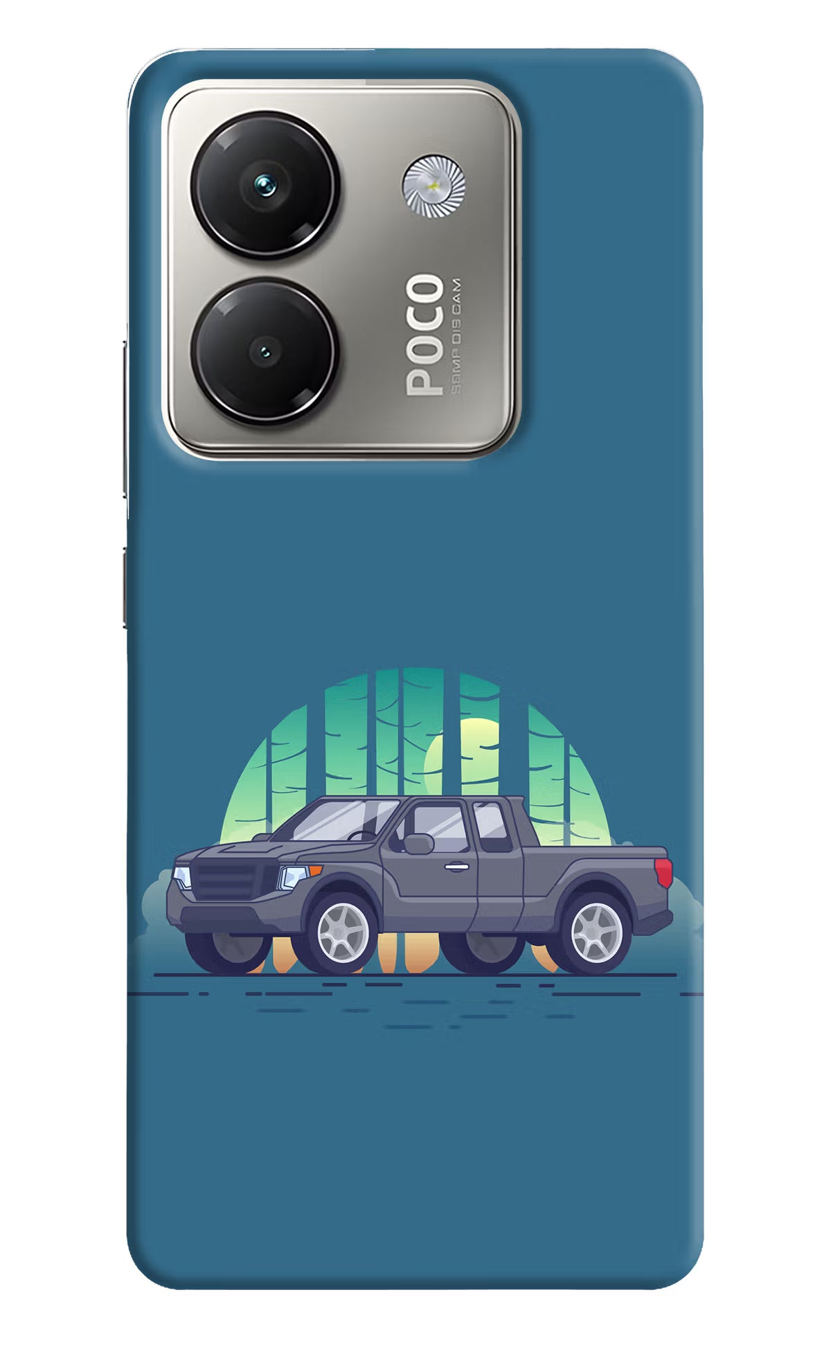 Retro Garage Vibe Poco M7 Pro 5G Back Cover - Retro Garage Vibe Poco M7 Pro 5G Back Cover Retro Garage Vibe Poco M7 Pro 5G Back Cover