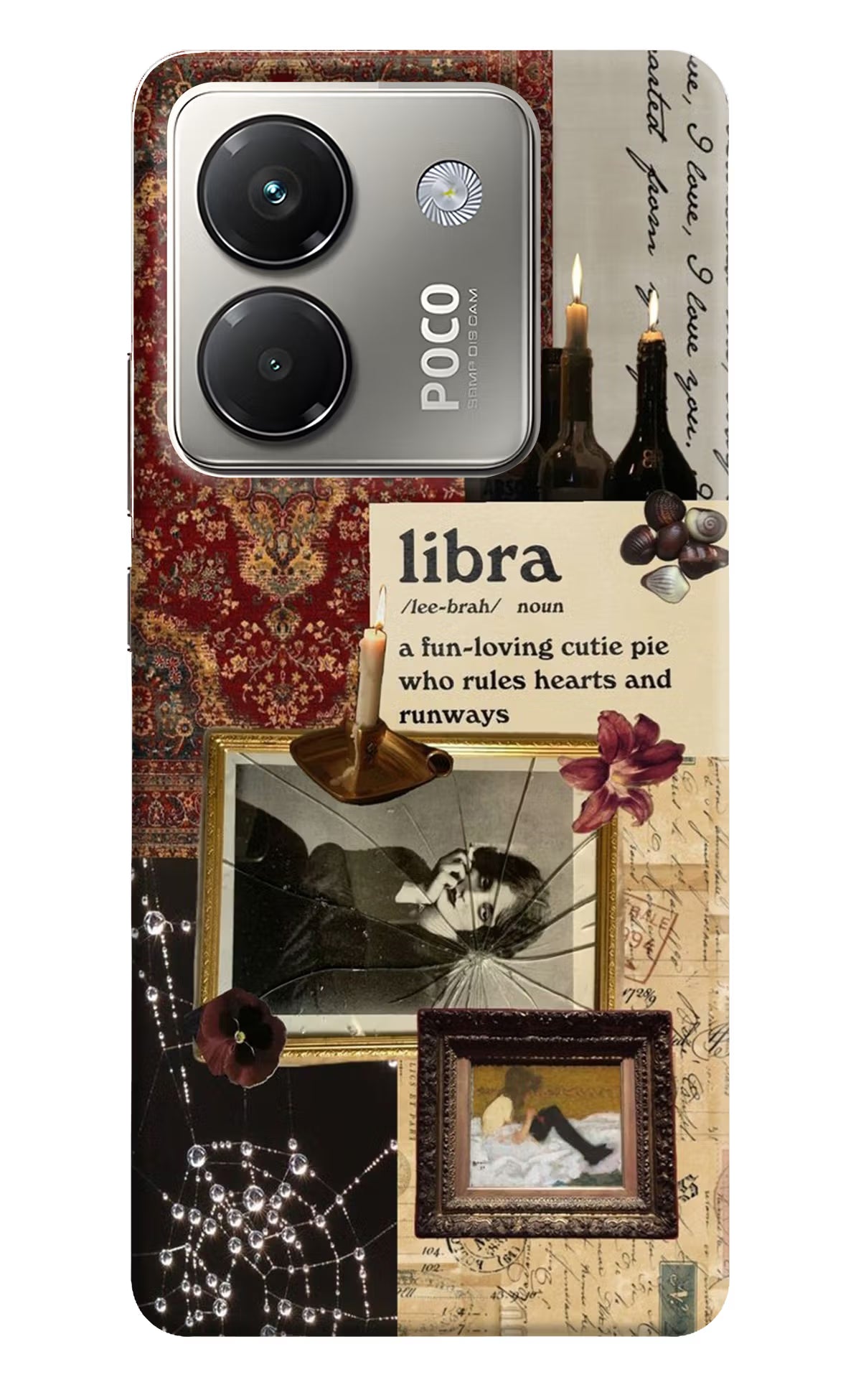 Libra Zodiac Poco M7 Pro 5G Back Cover - Libra Zodiac Poco M7 Pro 5G Back Cover Libra Zodiac Poco M7 Pro 5G Back Cover