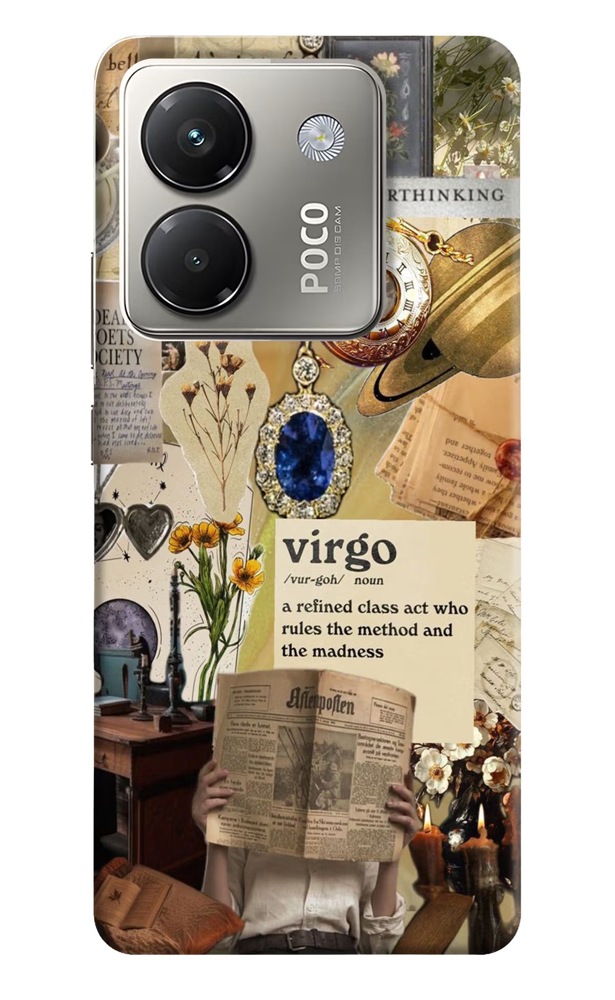 Virgo Zodiac Poco M7 Pro 5G Back Cover - Virgo Zodiac Poco M7 Pro 5G Back Cover Virgo Zodiac Poco M7 Pro 5G Back Cover
