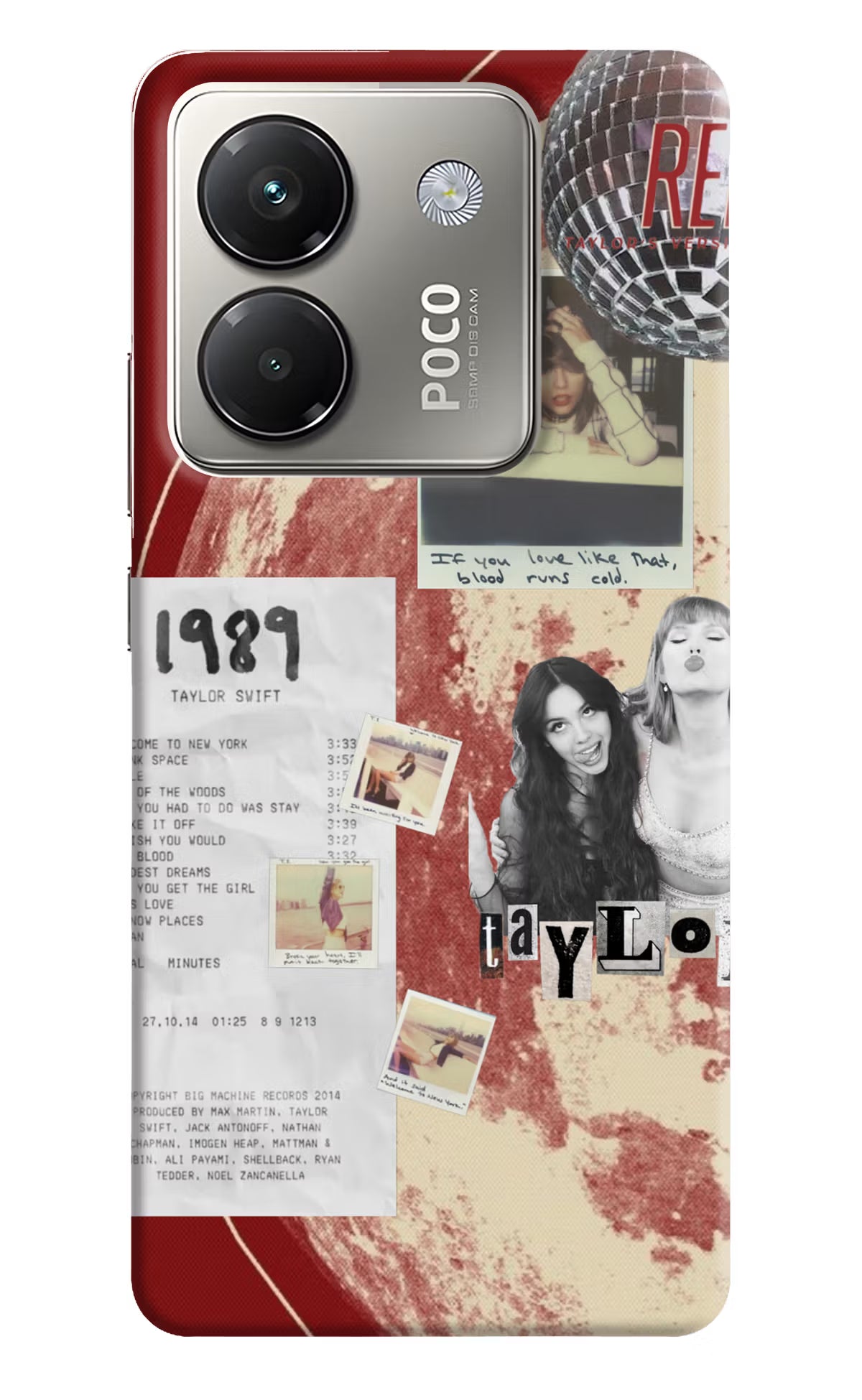 Taylor Swift Poco M7 Pro 5G Back Cover - Taylor Swift Poco M7 Pro 5G Hard Case Back Cover by Casekaro Taylor Swift Poco M7 Pro 5G Hard Case Back Cover by Casekaro