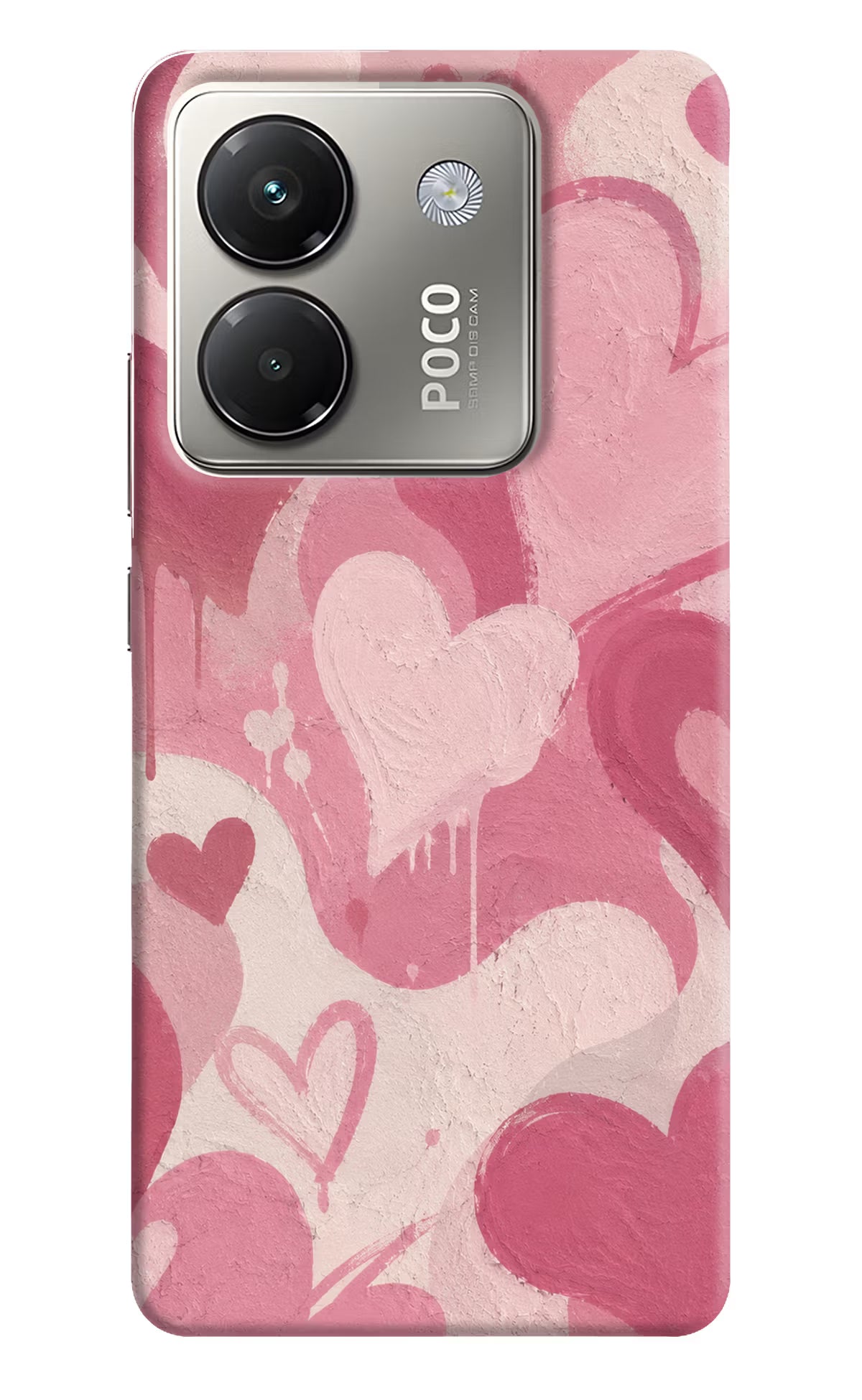 Hearty case Poco M7 Pro 5G Back Cover - Hearty case Poco M7 Pro 5G Hard Case Back Cover by Casekaro Hearty case Poco M7 Pro 5G Hard Case Back Cover by Casekaro