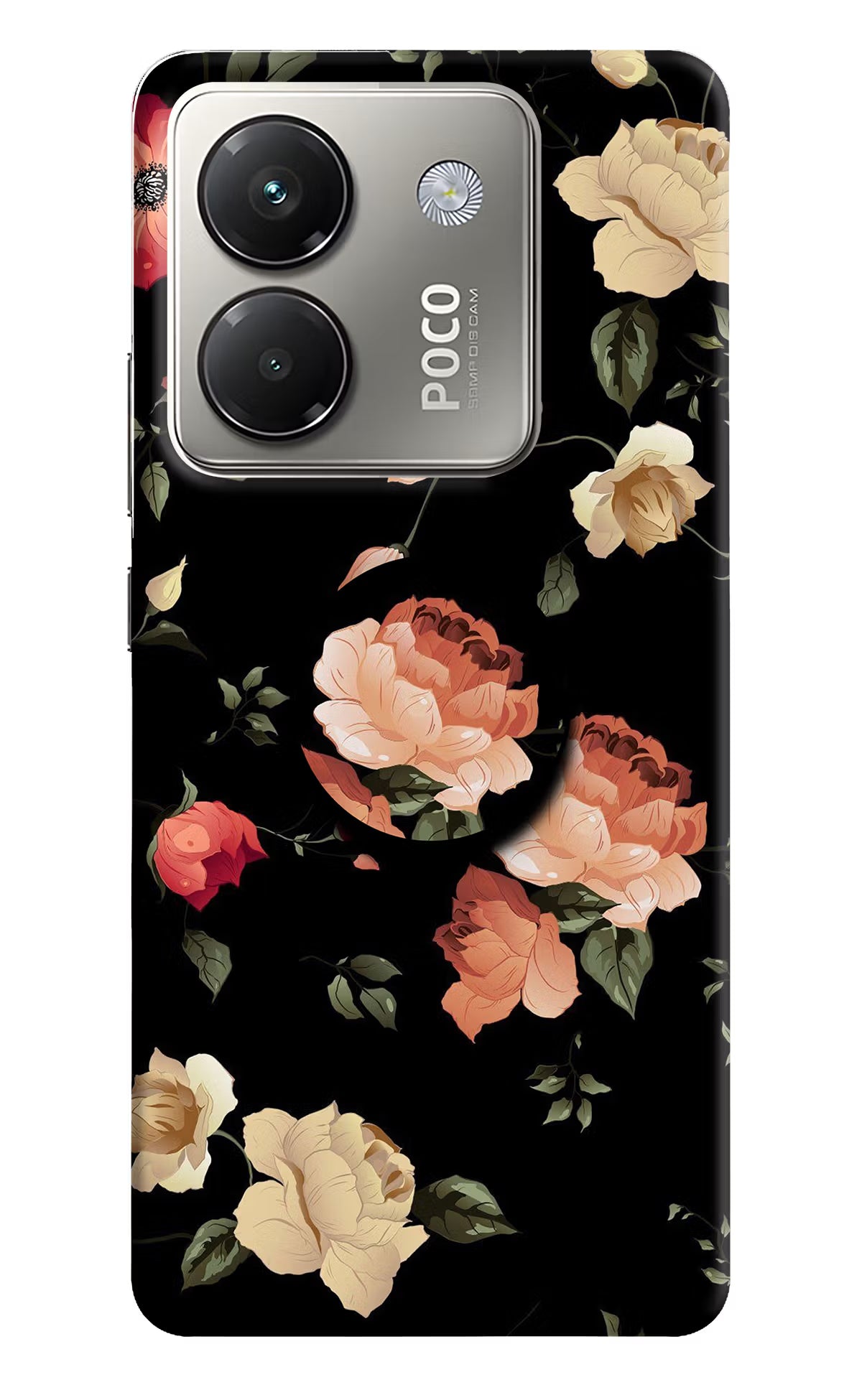 Flowers Poco M7 Pro 5G Pop Case - Flowers Poco M7 Pro 5G Pop Case Flowers Poco M7 Pro 5G Pop Case